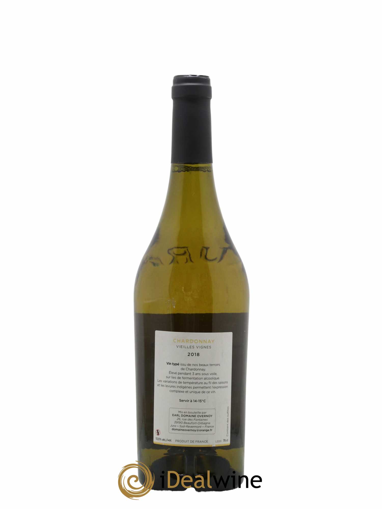 Côtes du Jura Chardonnay Cuvée Vieilles Vignes Guillaume Overnoy 2018 - Lot de 1 bouteille - 1