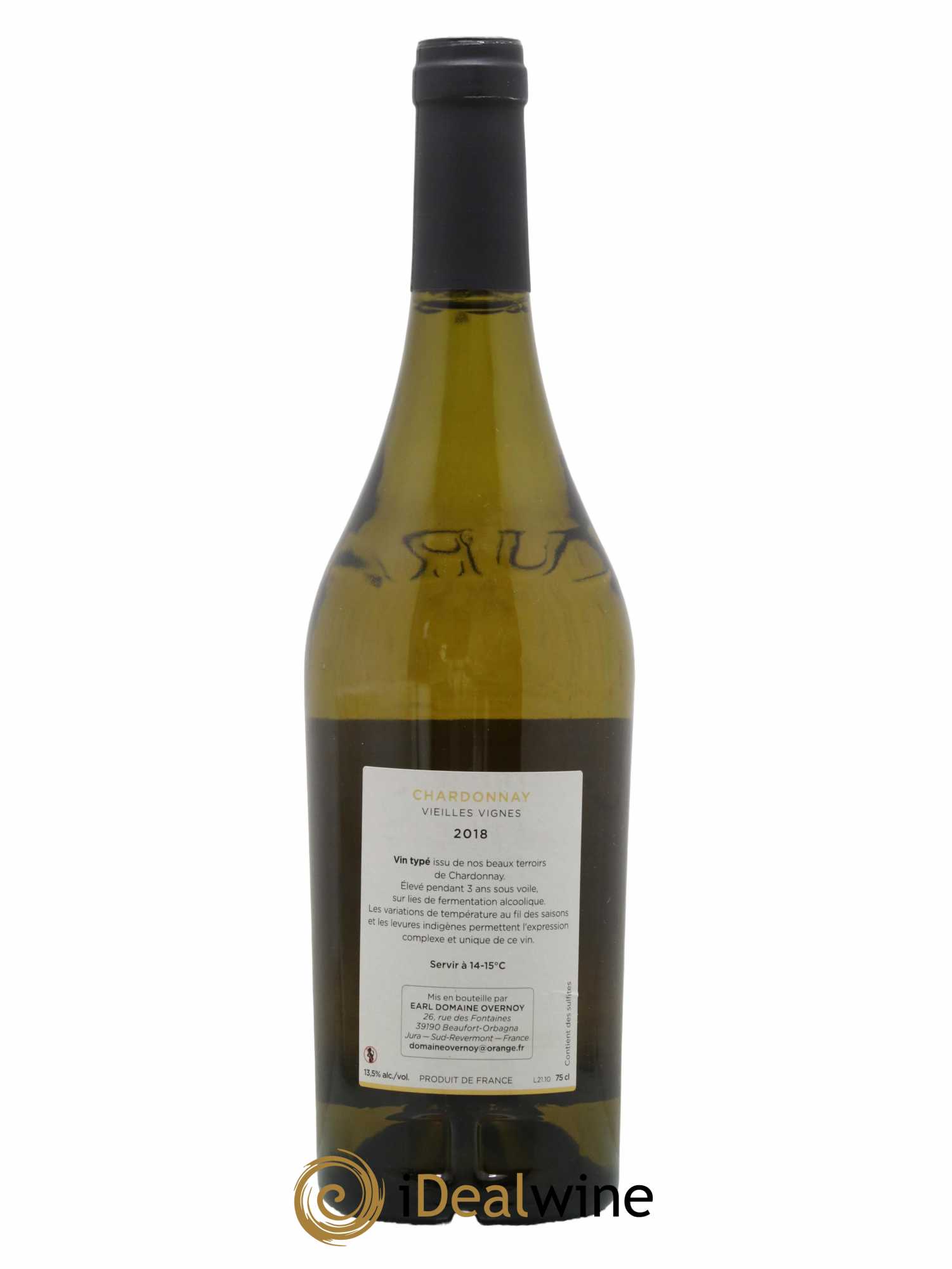 Côtes du Jura Chardonnay Cuvée Vieilles Vignes Guillaume Overnoy 2018 - Lot de 1 bouteille - 1