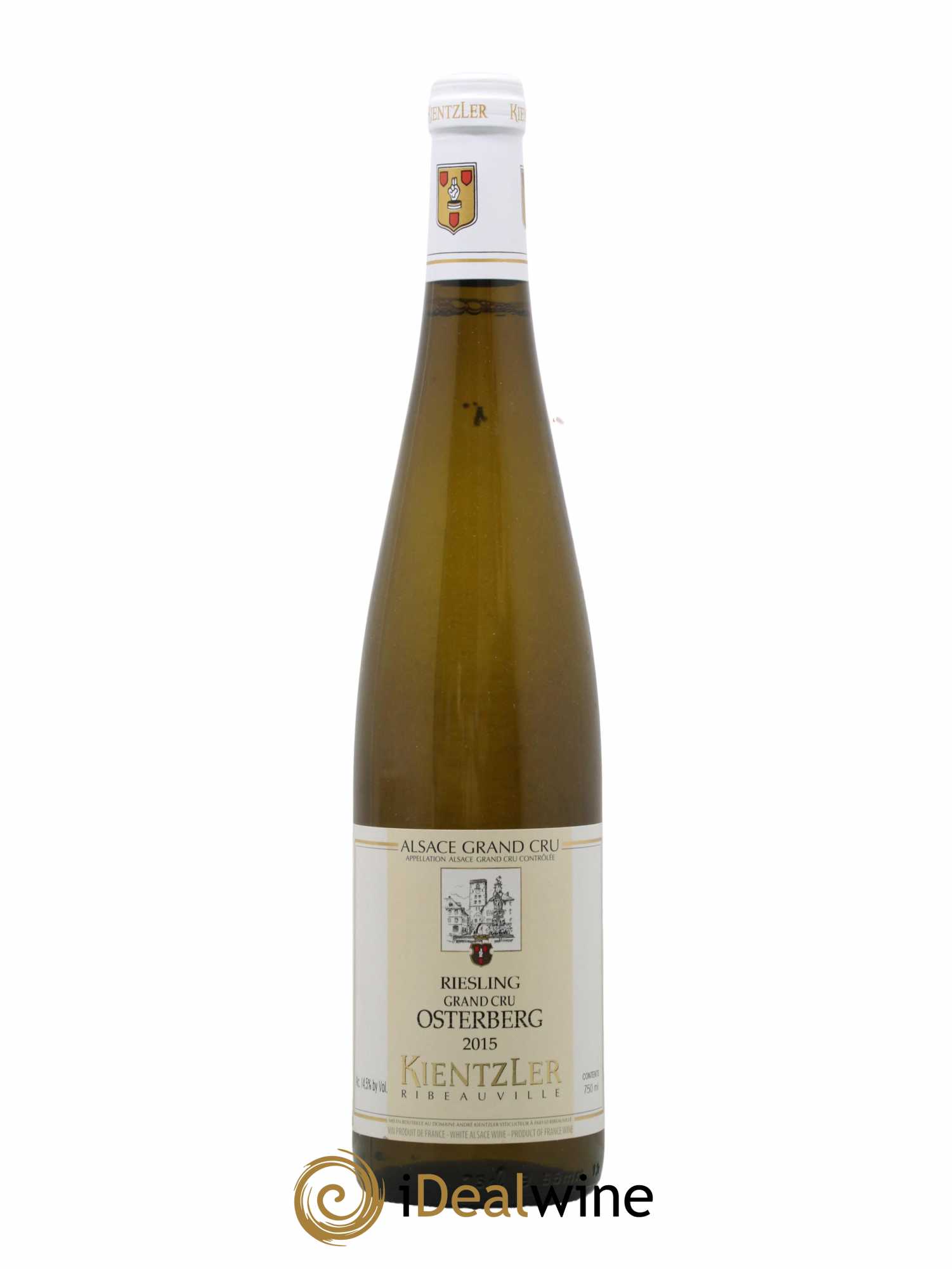 Alsace Riesling Grand Cru Osterberg Kientzler 2015 - Lot de 1 bouteille - 0