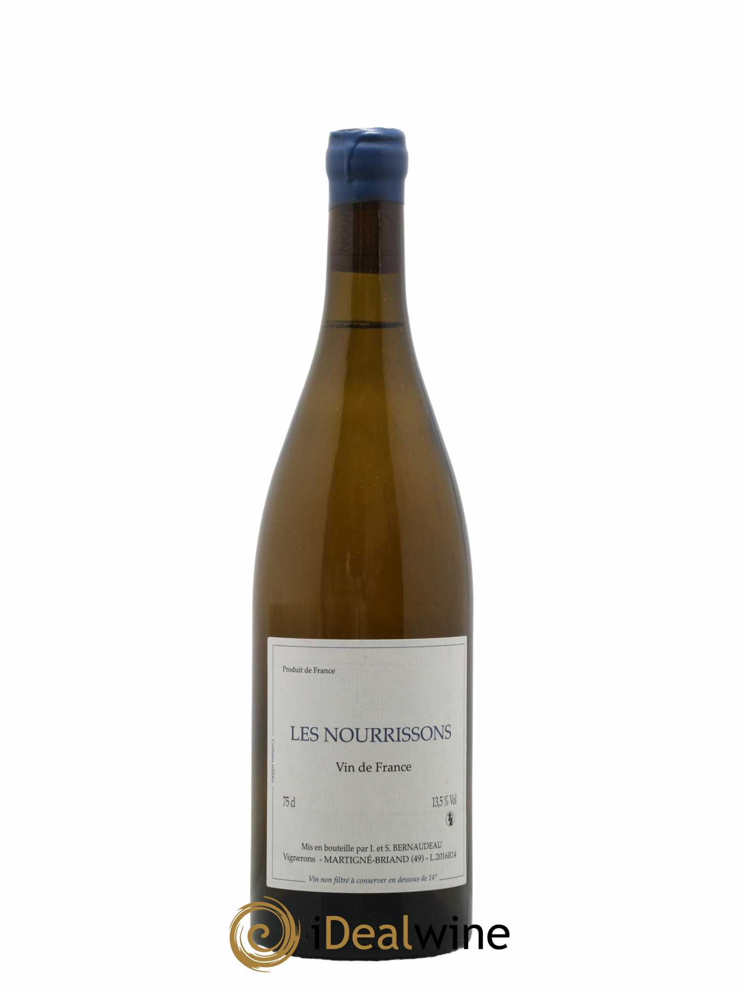Vin de France Les Nourrissons Stéphane Bernaudeau 2016 - Lot de 1 bouteille - 0