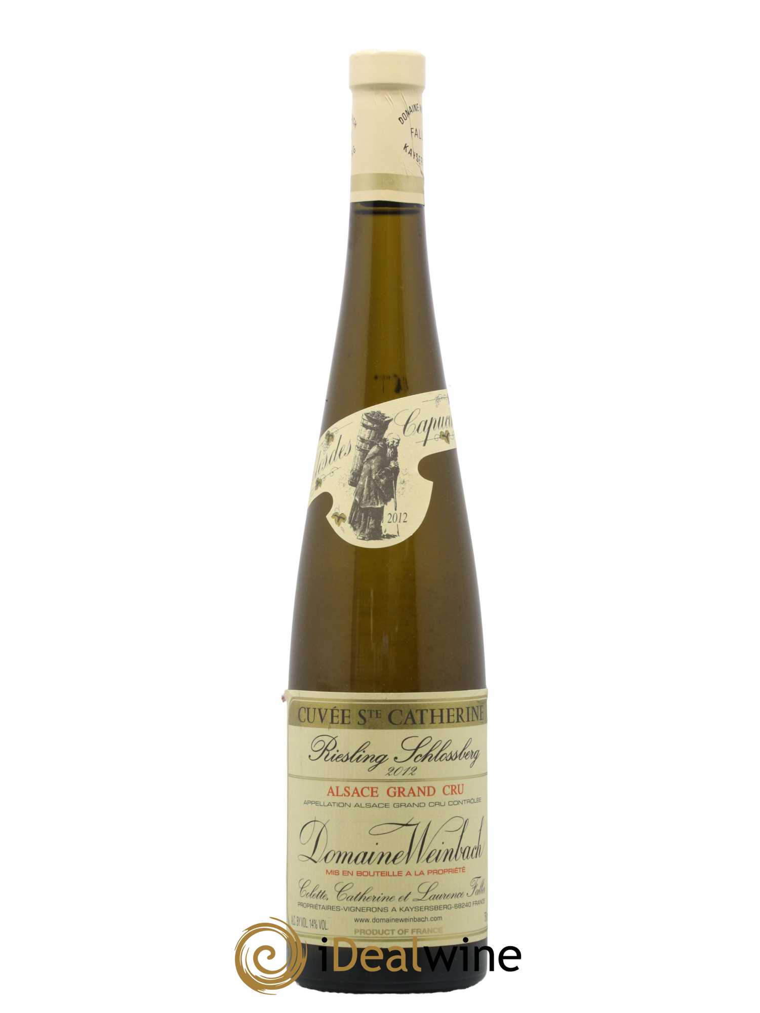 Alsace Grand Cru Riesling Schlossberg Cuvée Sainte Catherine Weinbach (Domaine) 2012 - Lot de 1 bouteille - 0