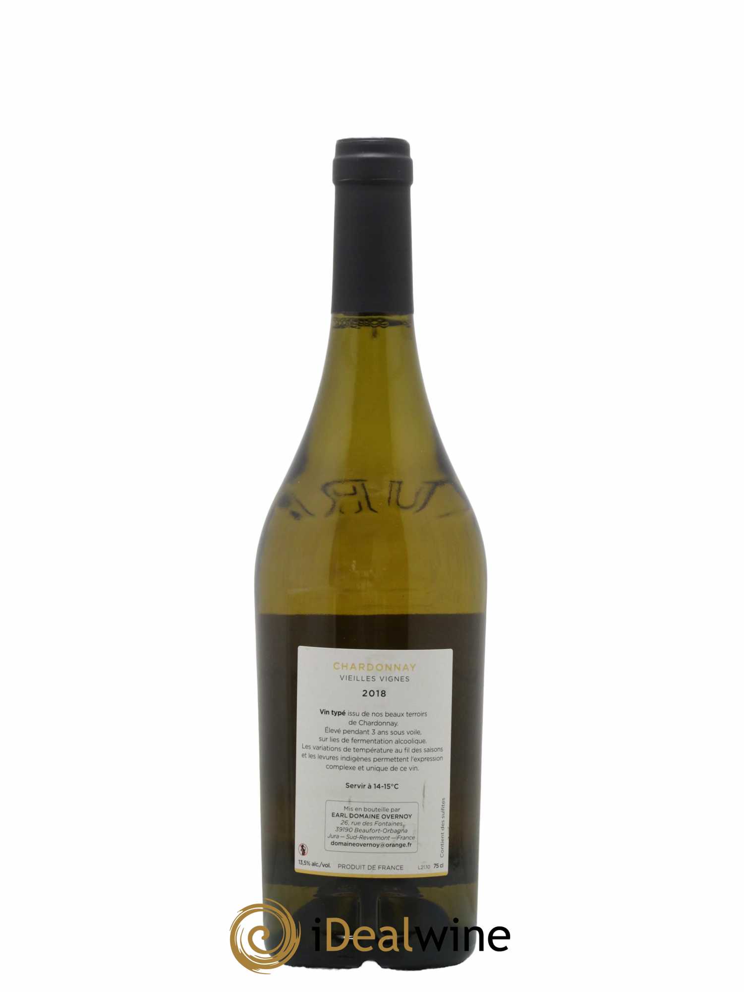Côtes du Jura Chardonnay Cuvée Vieilles Vignes Guillaume Overnoy 2018 - Lot de 1 bouteille - 1