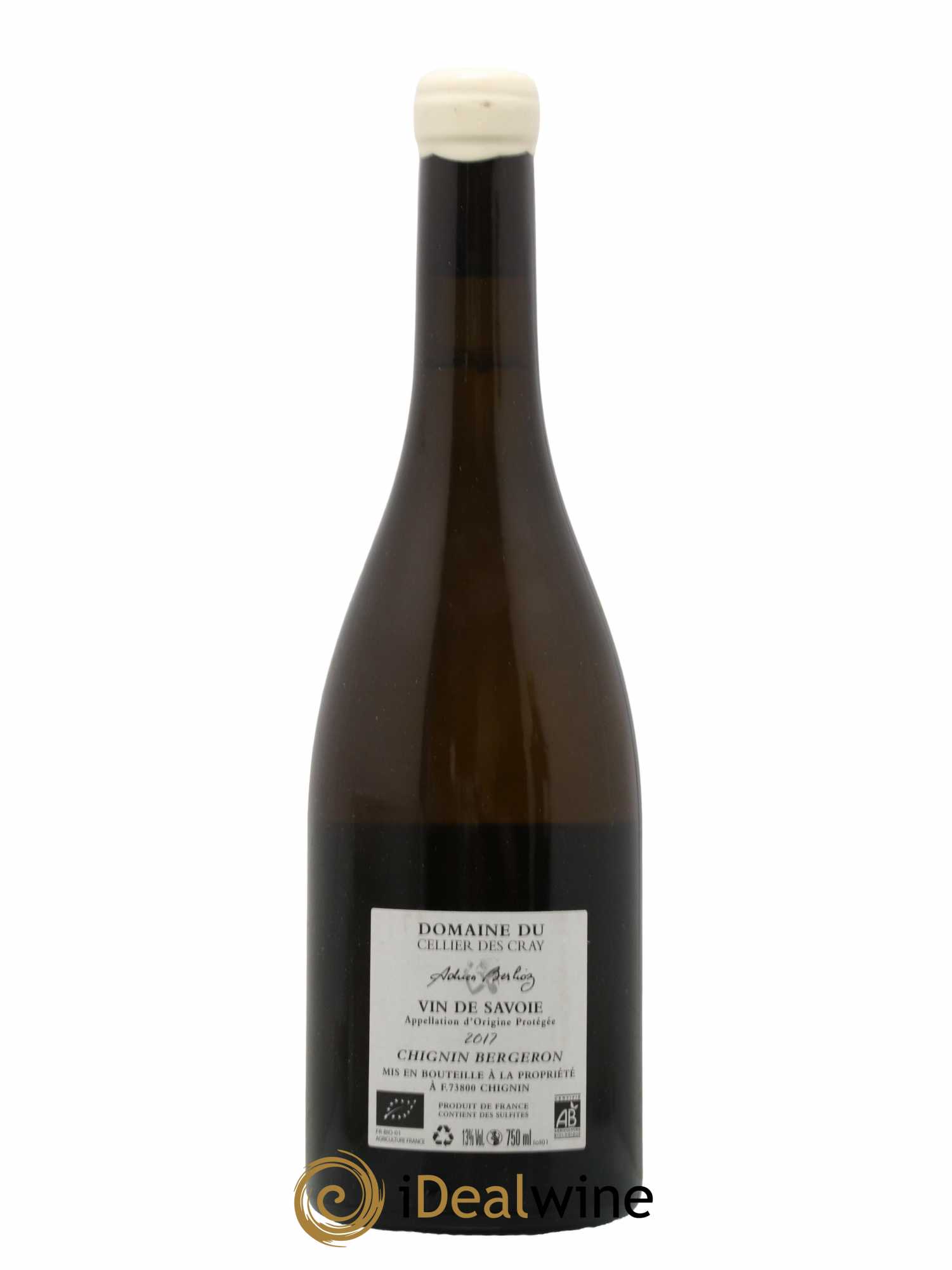Vin de Savoie Chignin-bergeron cuvée Grand Zèph Adrien Berlioz 2017 - Lot de 1 bouteille - 1
