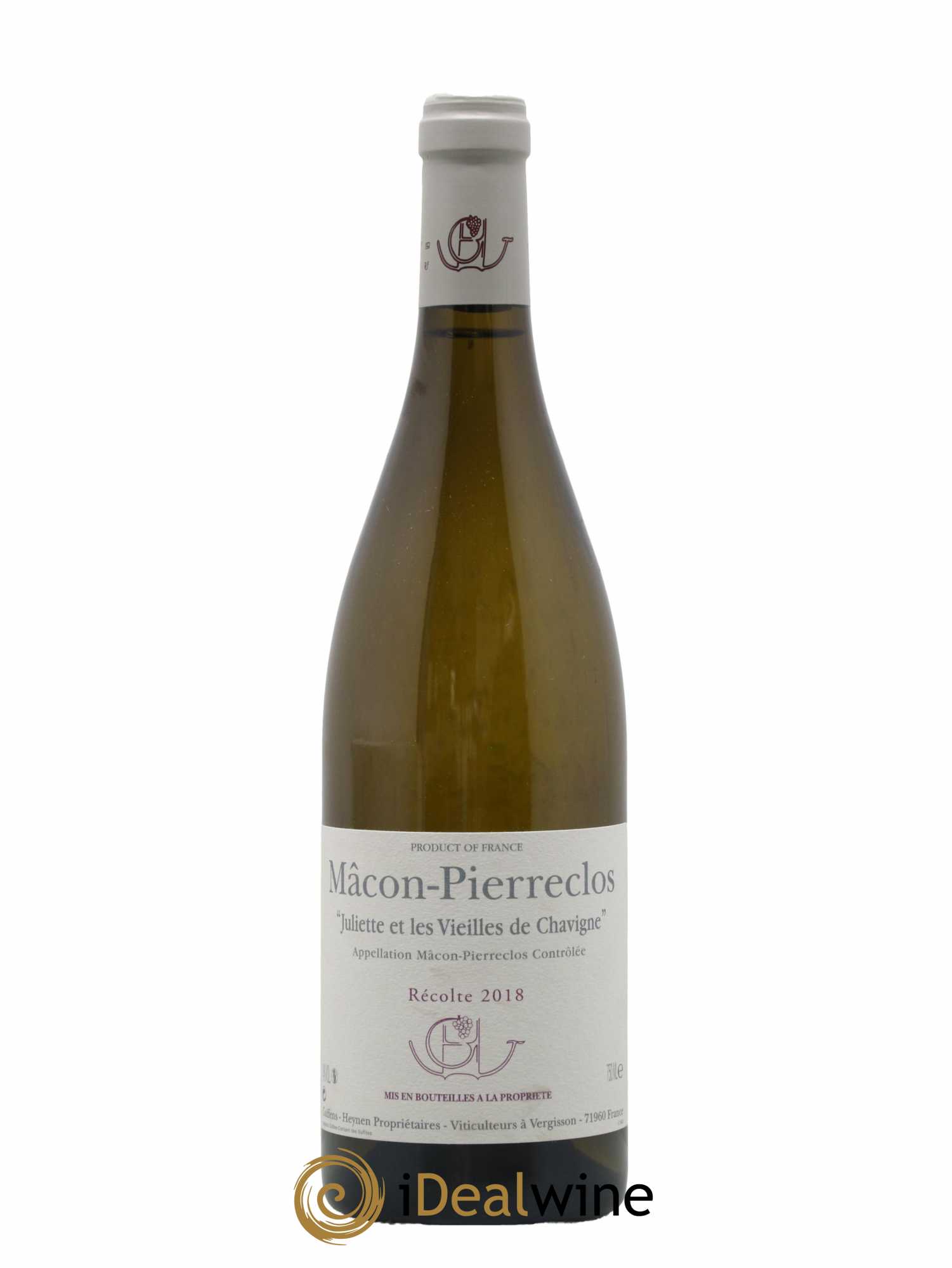 Mâcon-Pierreclos Juliette et Les Vieilles de Chavigne Guffens-Heynen 2018 - Lot de 1 bouteille - 0