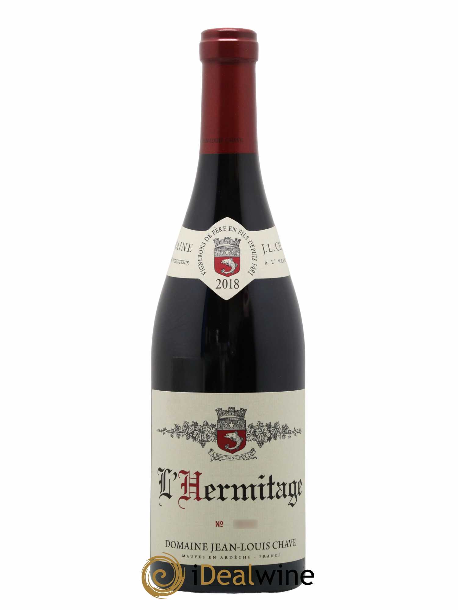 Hermitage Jean-Louis Chave 2018 - Lot de 1 bouteille - 0