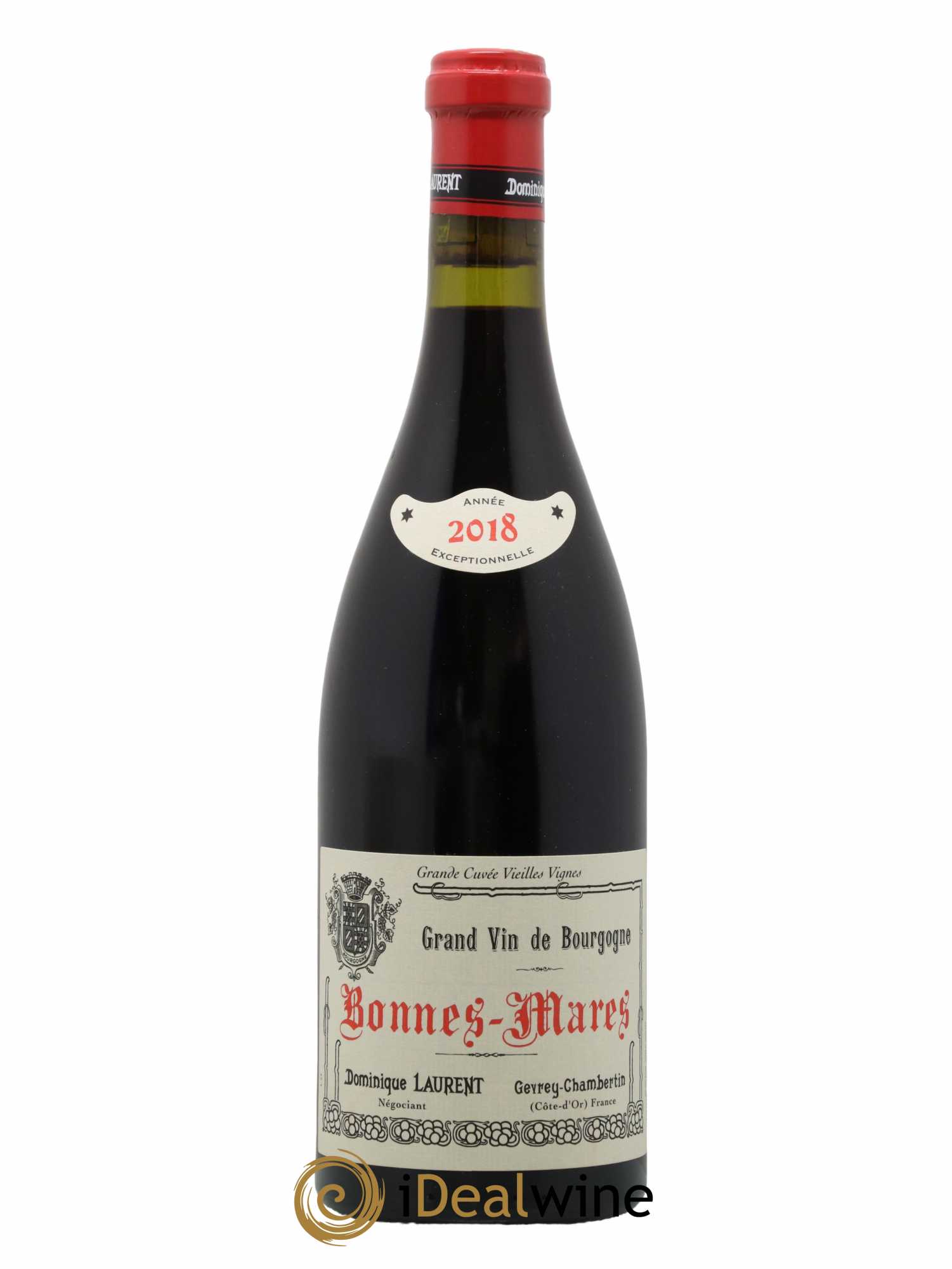 Bonnes-Mares Grand Cru Grande Cuvée Vieilles Vignes Dominique Laurent 2018 - Lot de 1 bouteille - 0