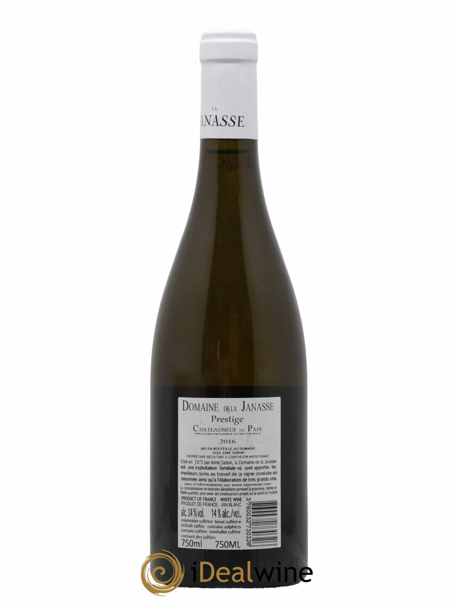 Châteauneuf-du-Pape Prestige La Janasse (Domaine de)  2016 - Posten von 1 Flasche - 1