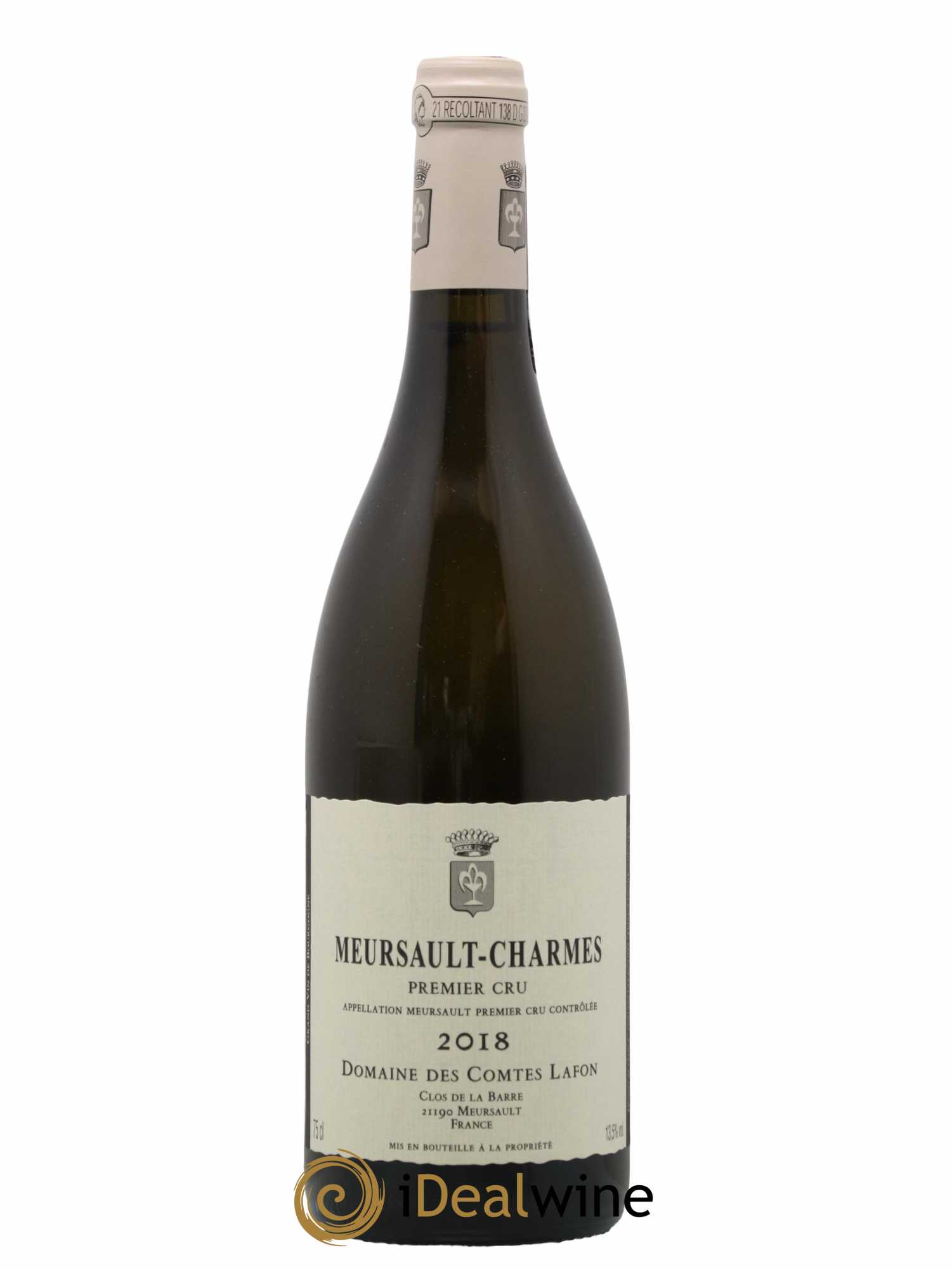 Meursault 1er Cru Charmes Comtes Lafon (Domaine des) 2018 - Lot de 1 bouteille - 0