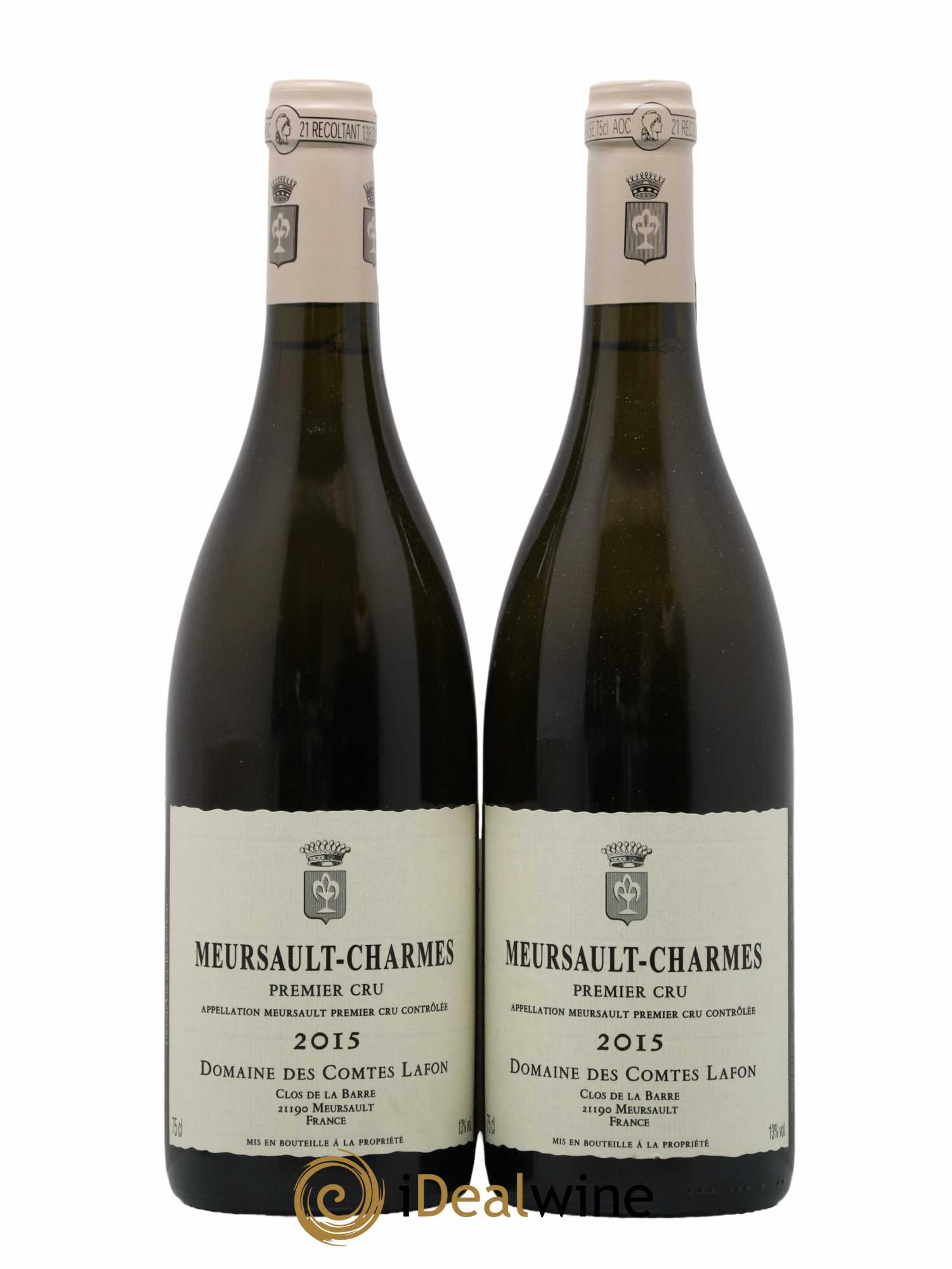 Meursault 1er Cru Charmes Comtes Lafon (Domaine des) 2015 - Lot de 2 bouteilles - 0