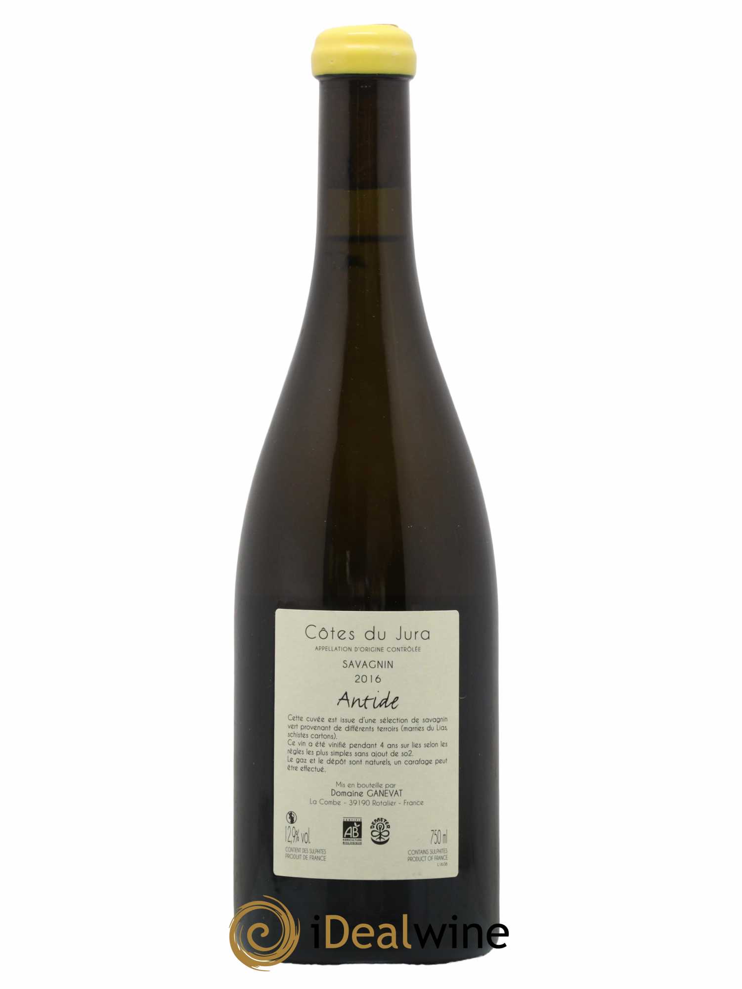 Côtes du Jura Savagnin Antide Jean-François Ganevat (Domaine) 2016 - Lot de 1 bouteille - 1