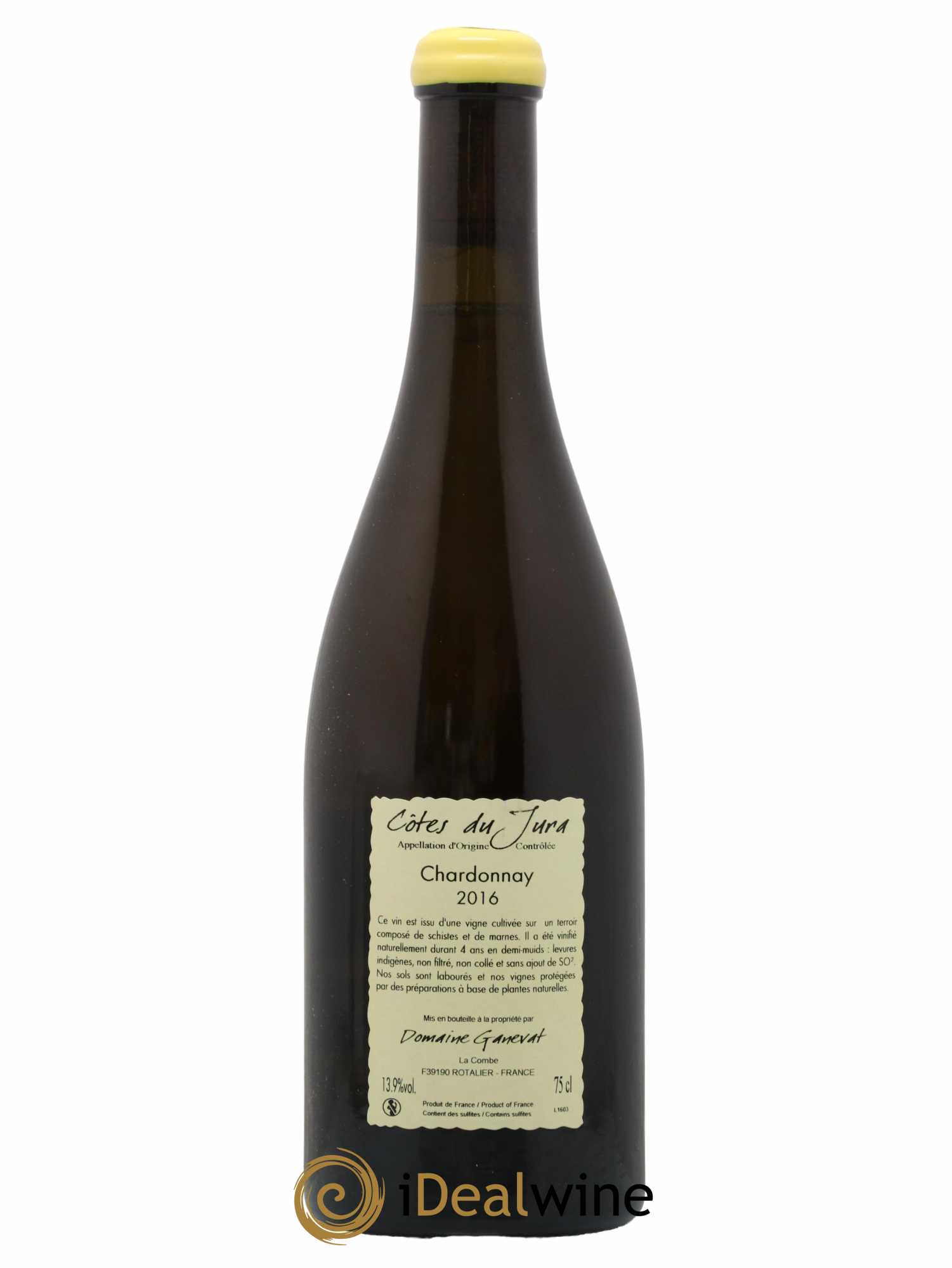 Côtes du Jura Grusse en Billat Jean-François Ganevat (Domaine) 2016 - Lot de 1 bouteille - 1