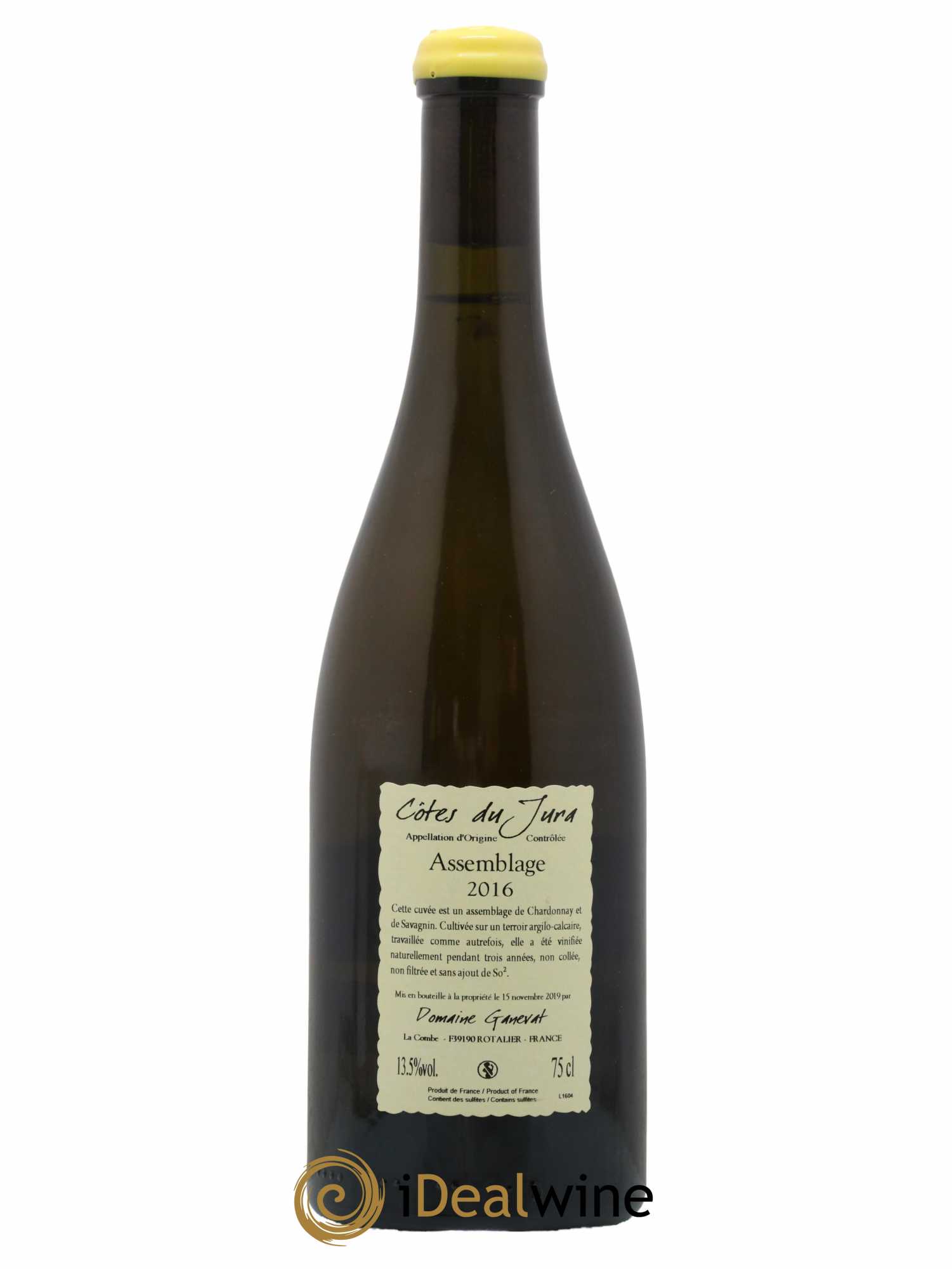 Côtes du Jura Cuvée Orégane Jean-François Ganevat (Domaine) 2016 - Lot de 1 bouteille - 1