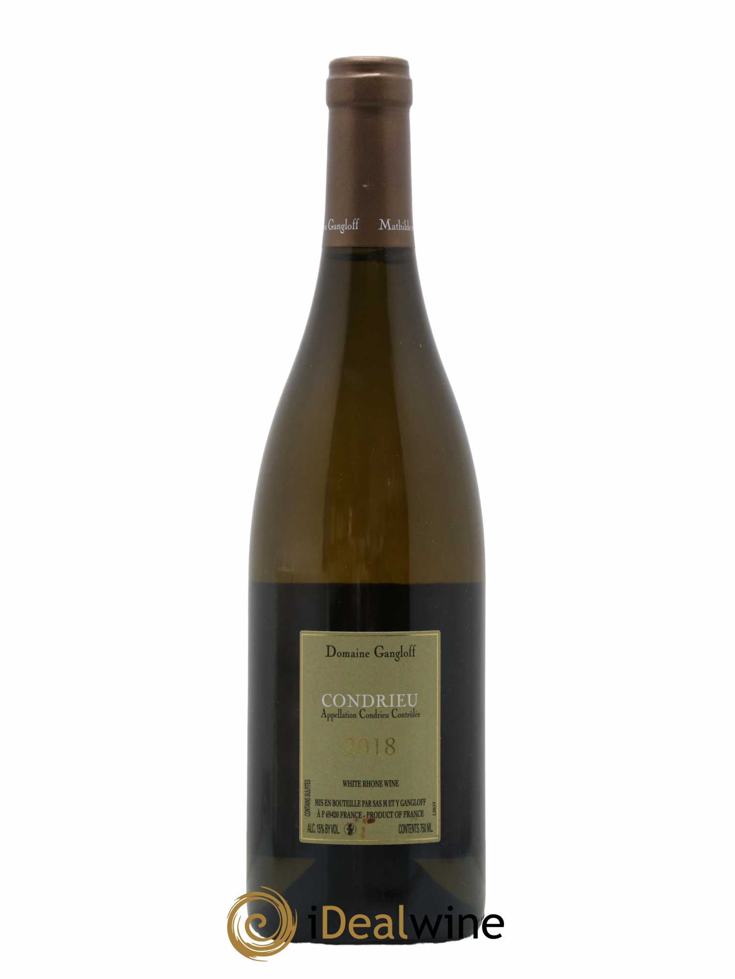 Condrieu Domaine Gangloff (Domaine) 2018 - Lot de 1 bouteille - 1