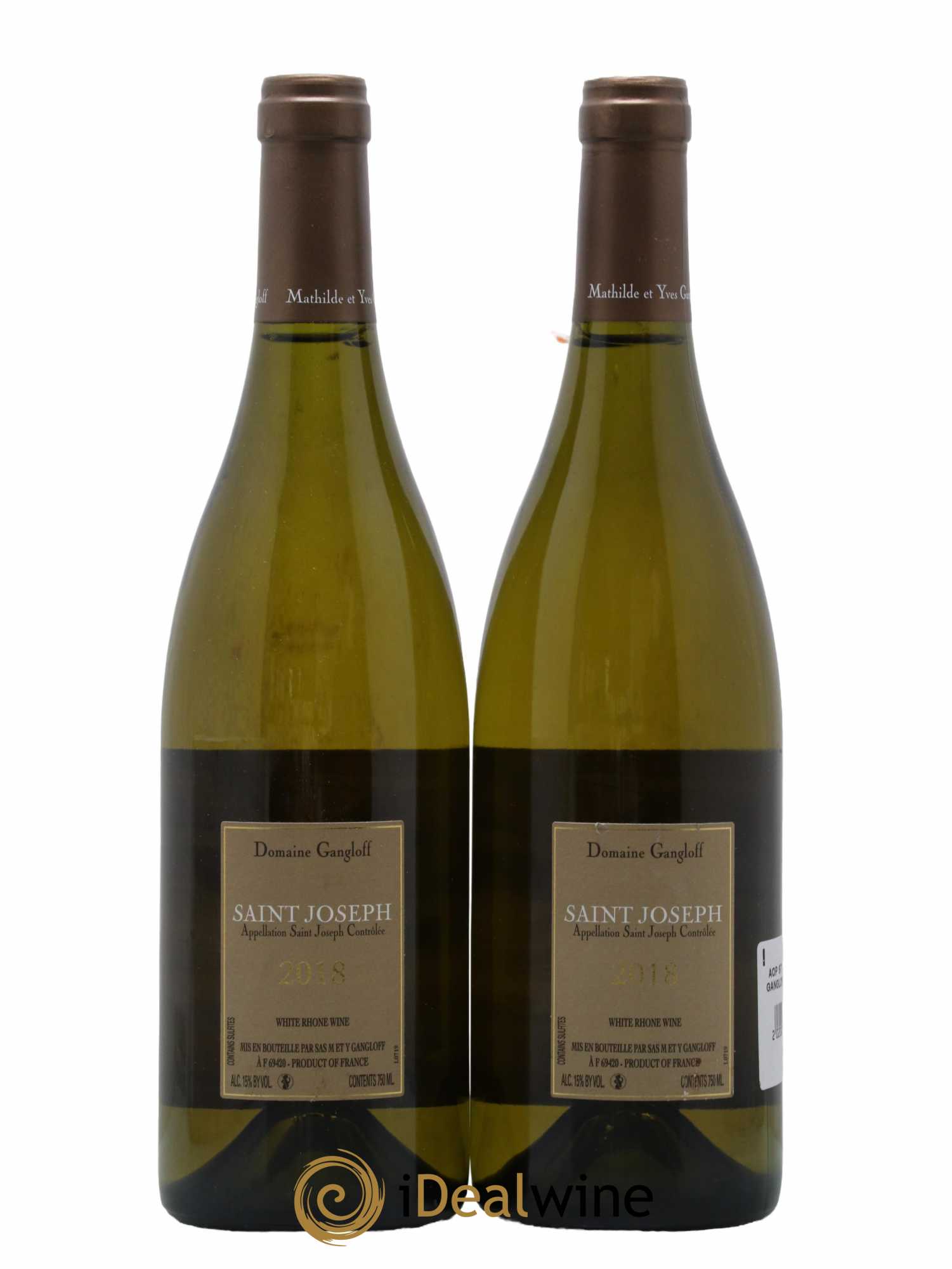 Saint-Joseph Gangloff (Domaine) 2018 - Lot de 2 bouteilles - 1