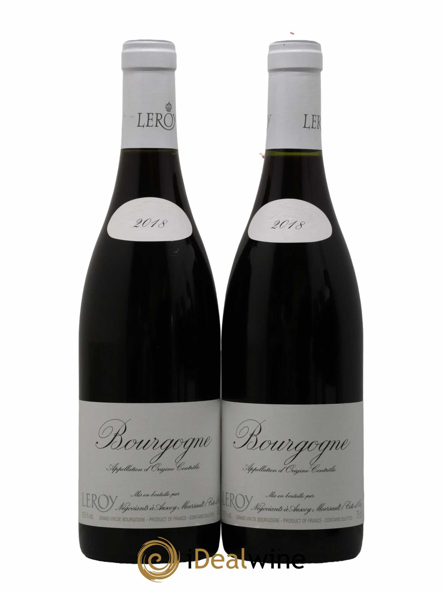 Bourgogne Leroy SA 2018 - Lot de 2 bouteilles - 0