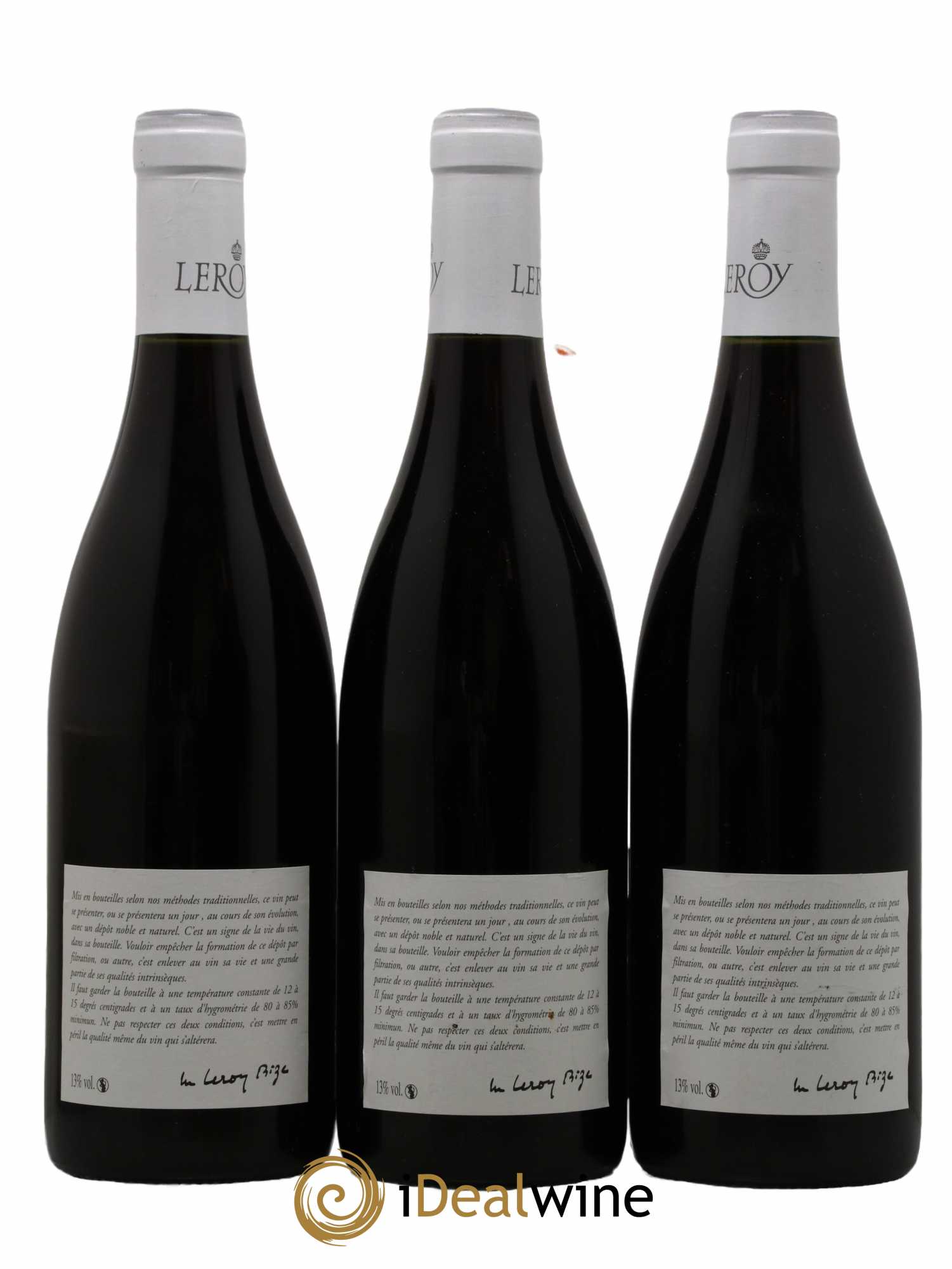Vosne-Romanée Leroy SA 2017 - Lot de 3 bouteilles - 1