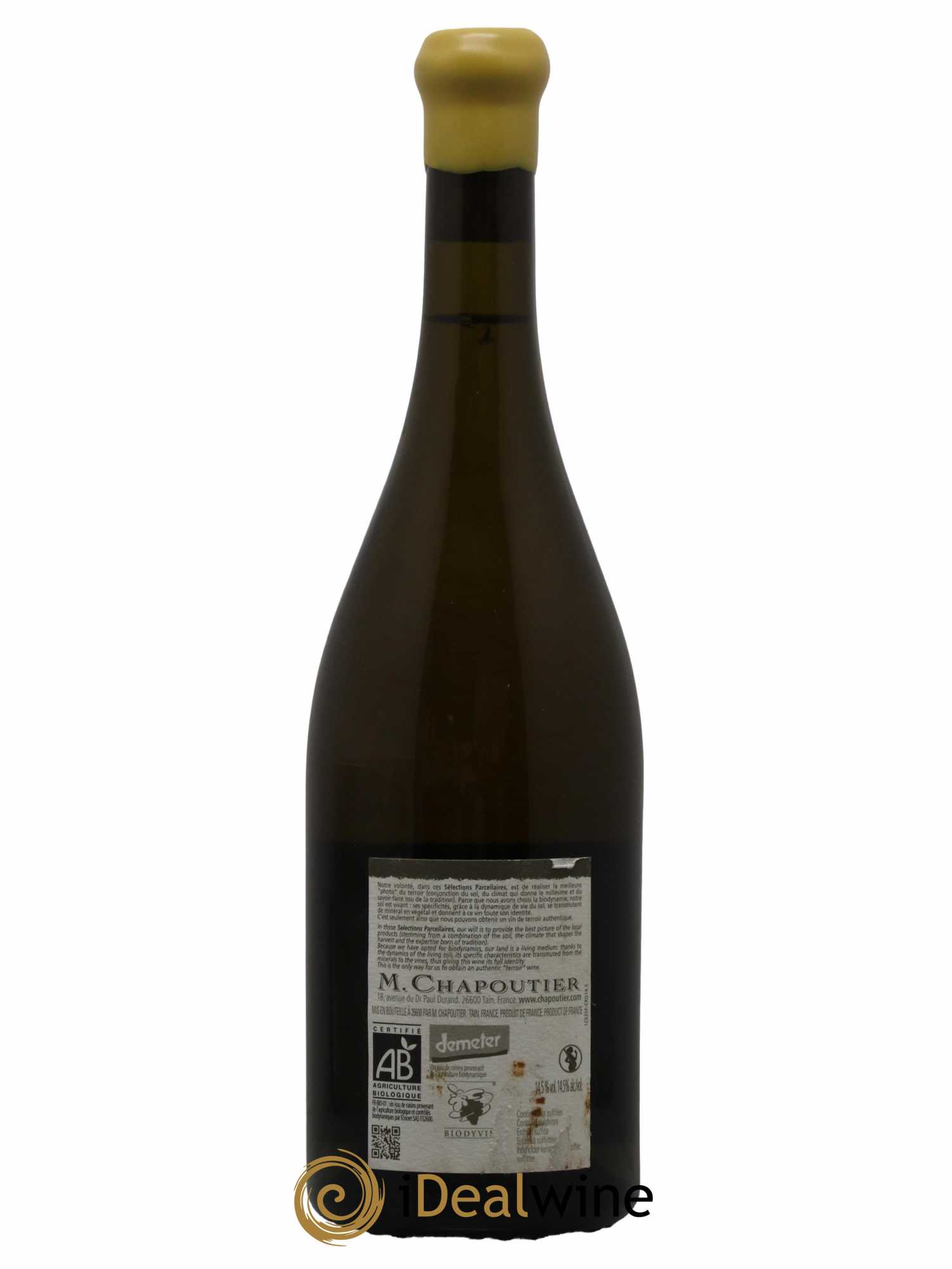 Hermitage Ermitage Le Méal Chapoutier 2010 - Lot de 1 bouteille - 1