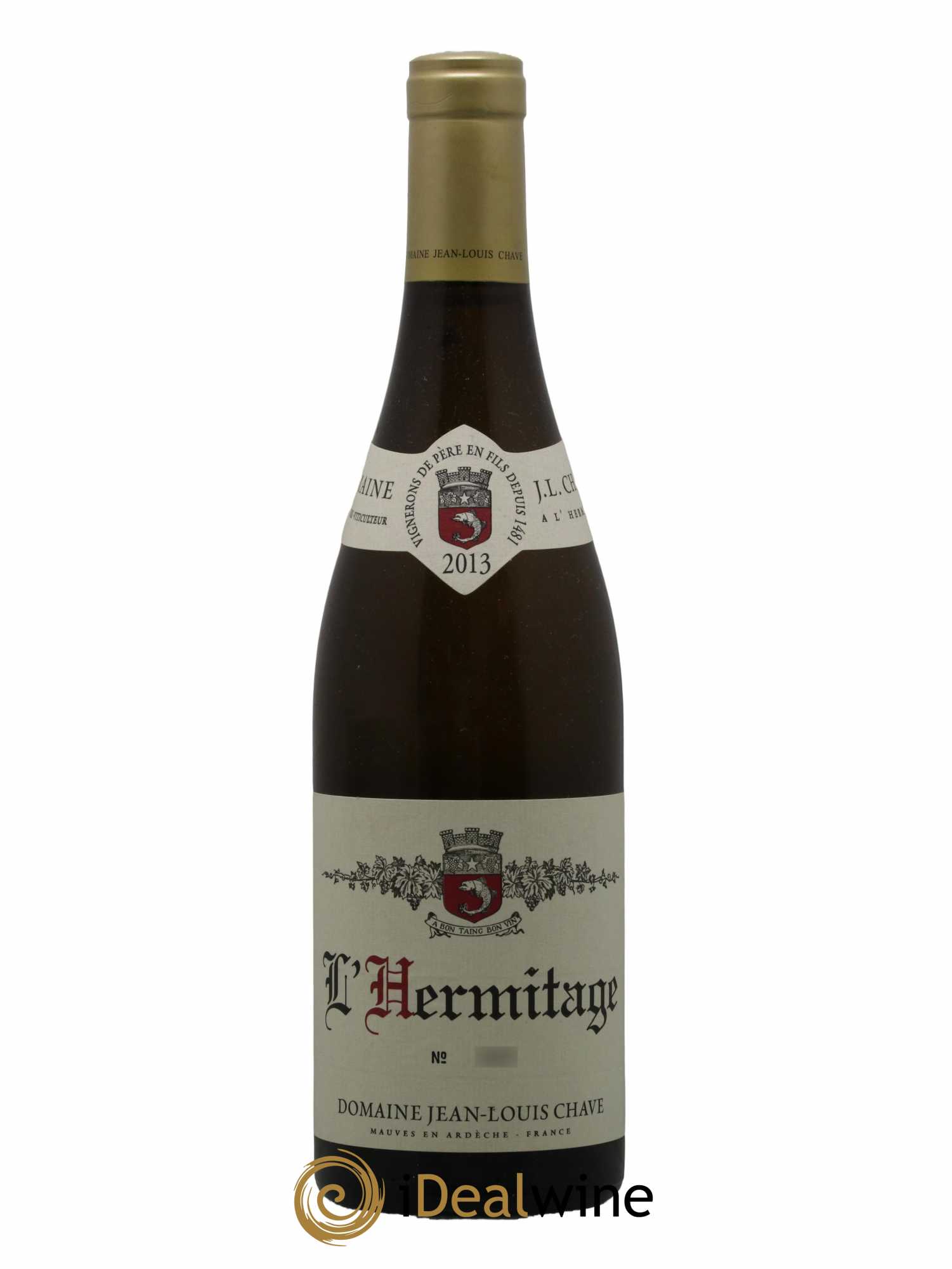 Hermitage Jean-Louis Chave 2013 - Lot de 1 bouteille - 0