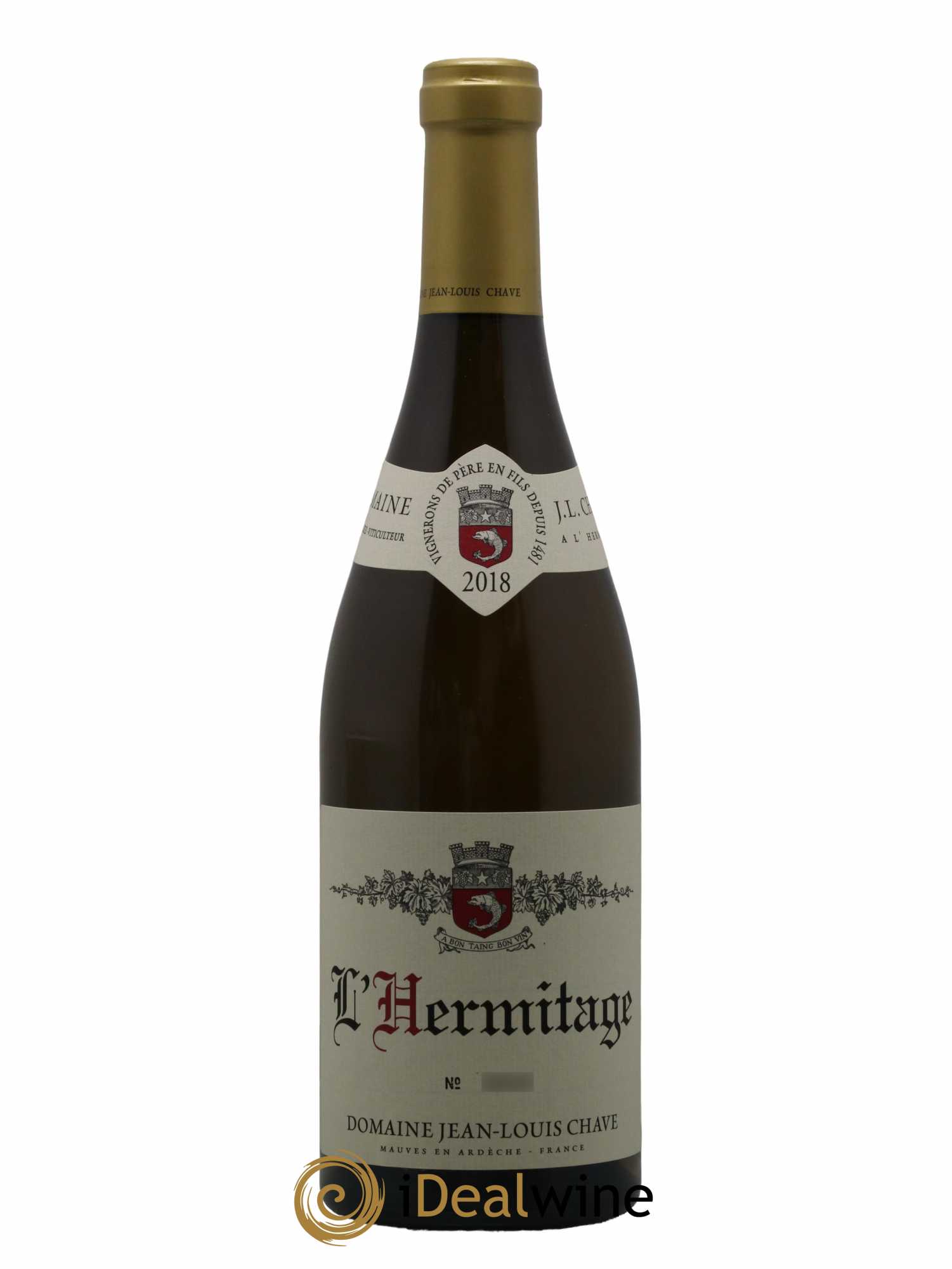Hermitage Jean-Louis Chave 2018 - Lot de 1 bouteille - 0