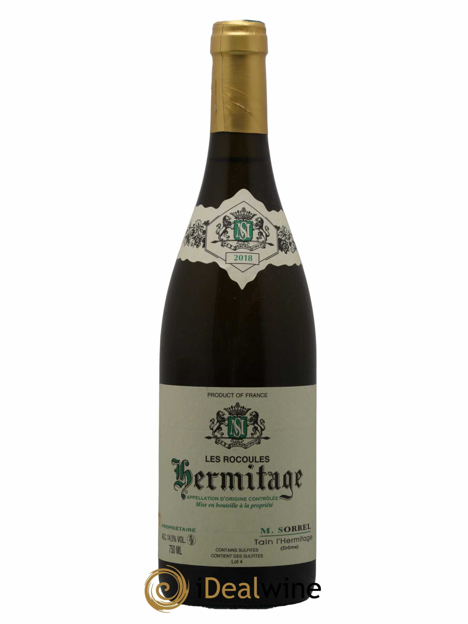 Hermitage Les Rocoules Marc Sorrel 2018 - Lot de 1 bouteille - 0