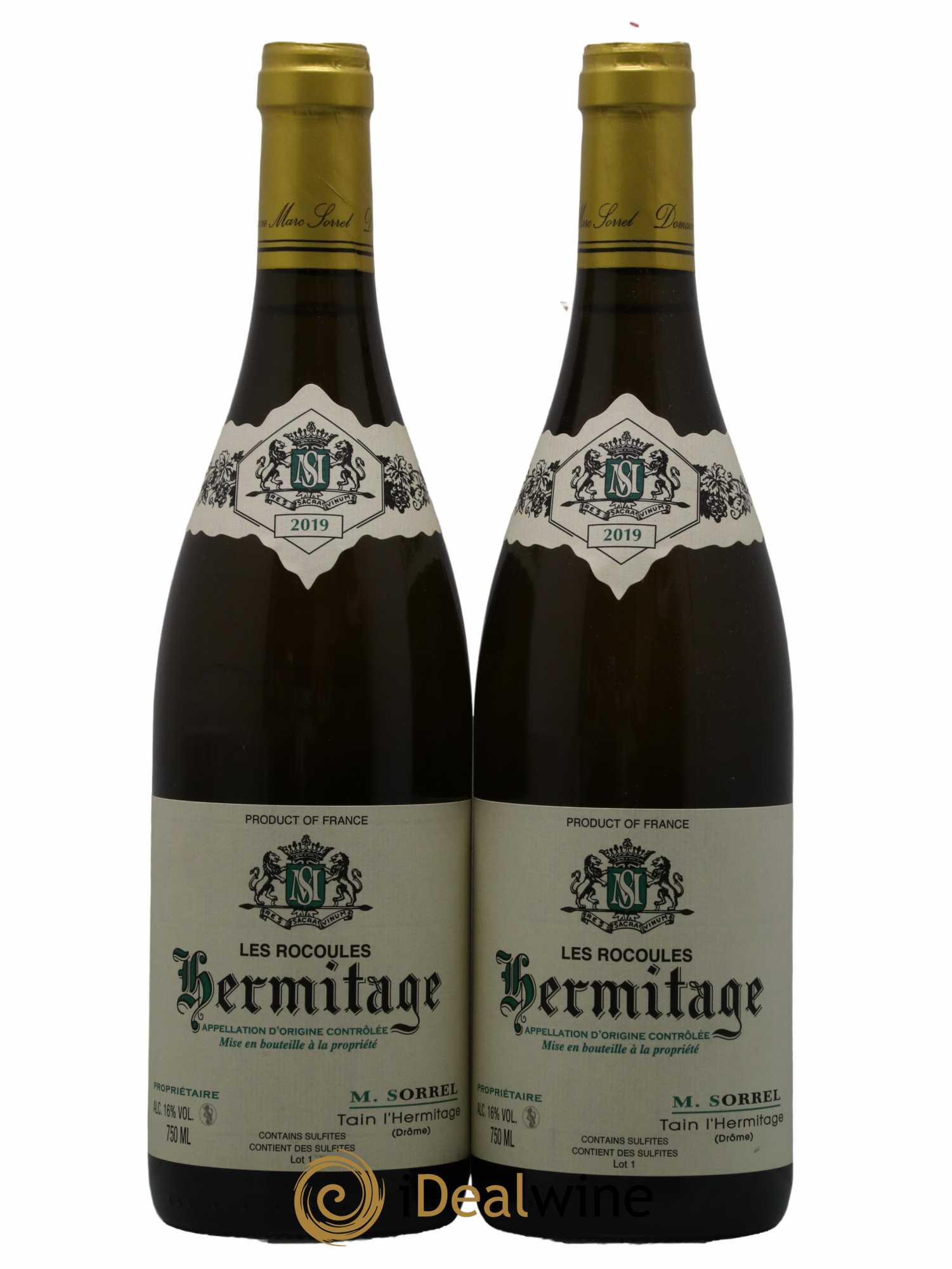 Hermitage Les Rocoules Marc Sorrel 2019 - Lot de 2 bouteilles - 0
