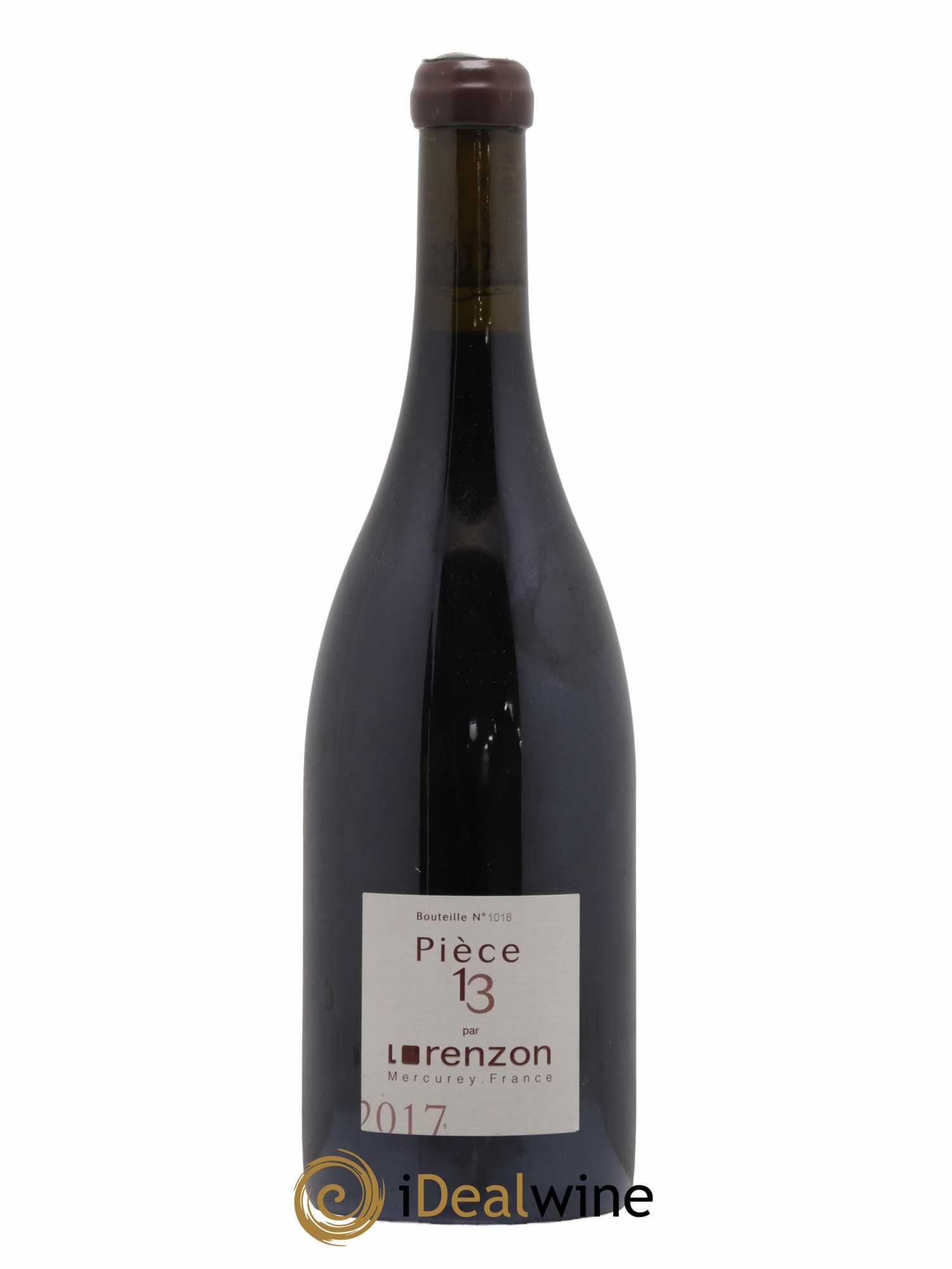 Mercurey 1er Cru Pièce 13 Bruno Lorenzon 2017 - Lot de 1 bouteille - 0