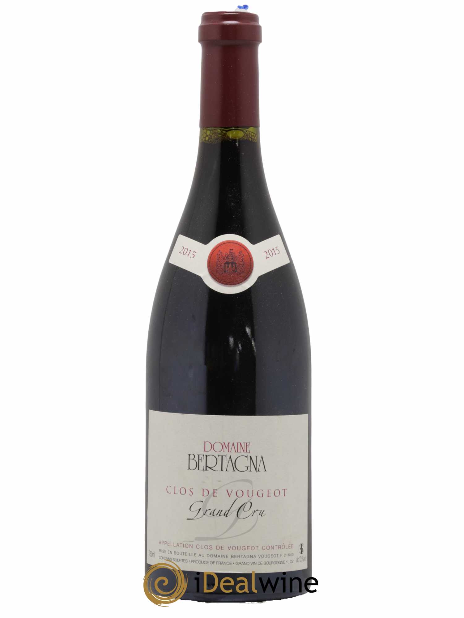 Clos de Vougeot Grand Cru Bertagna 2015 - Lot de 1 bouteille - 0