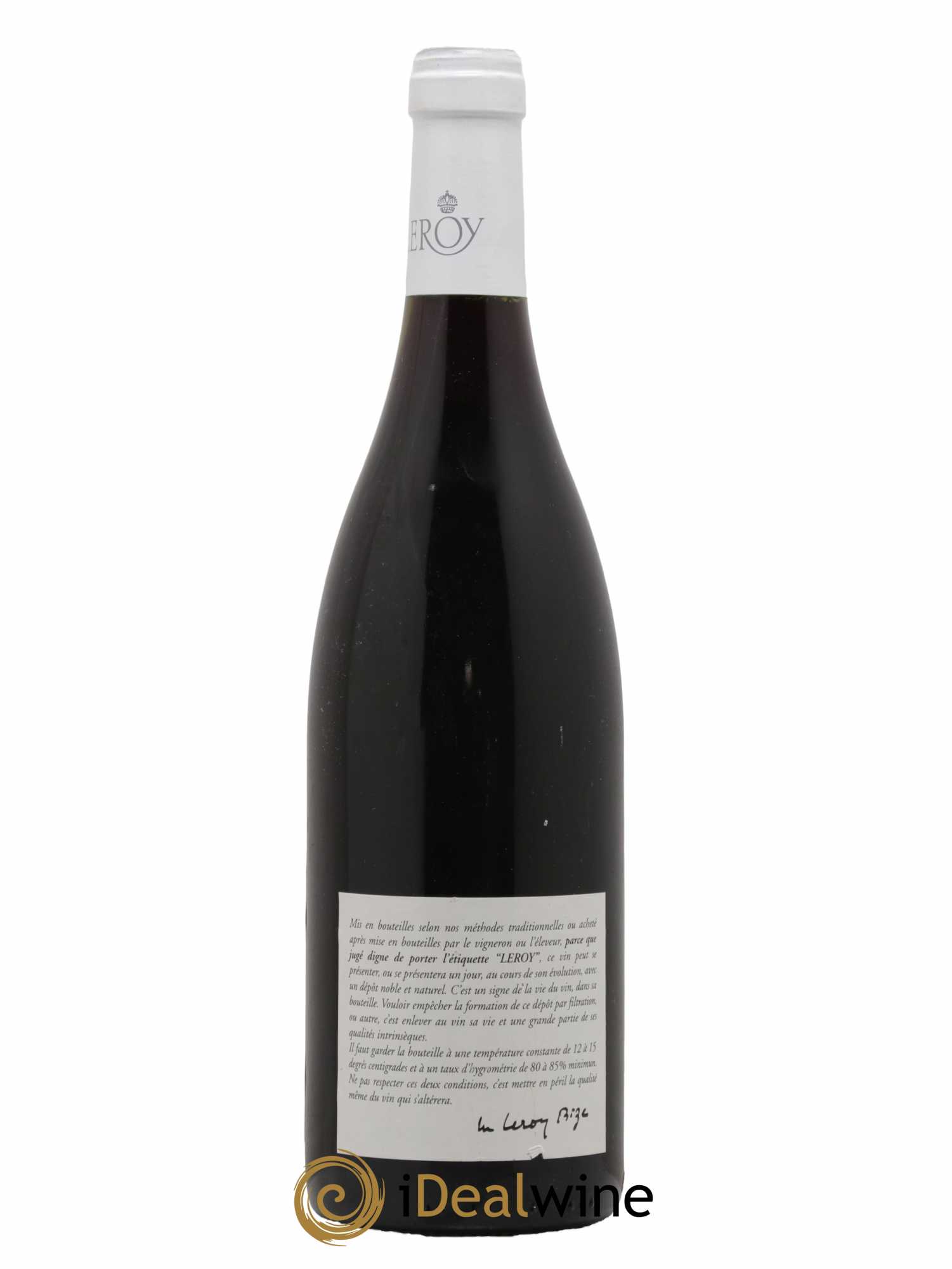 Volnay 1er Cru Santenots Leroy SA 2003 - Lot de 1 bouteille - 1