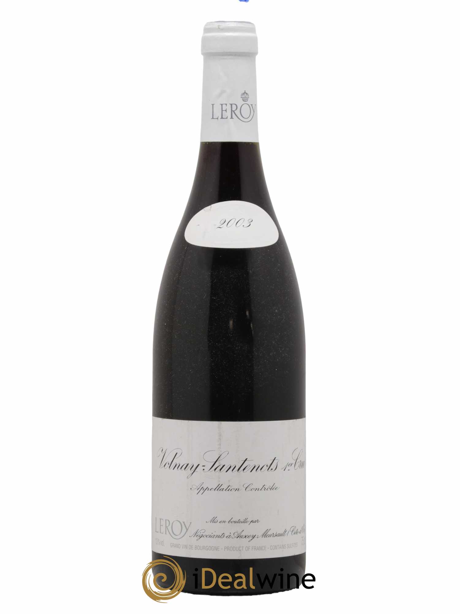 Volnay 1er Cru Santenots Leroy SA 2003 - Lot de 1 bouteille - 0