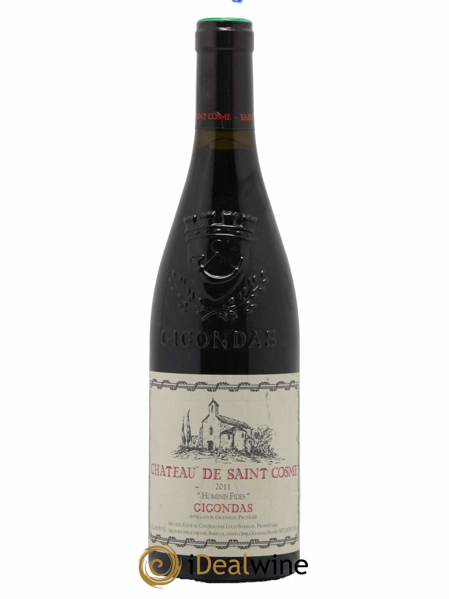 Gigondas Hominis Fides Saint Cosme 2011 - Lot de 1 bouteille - 0