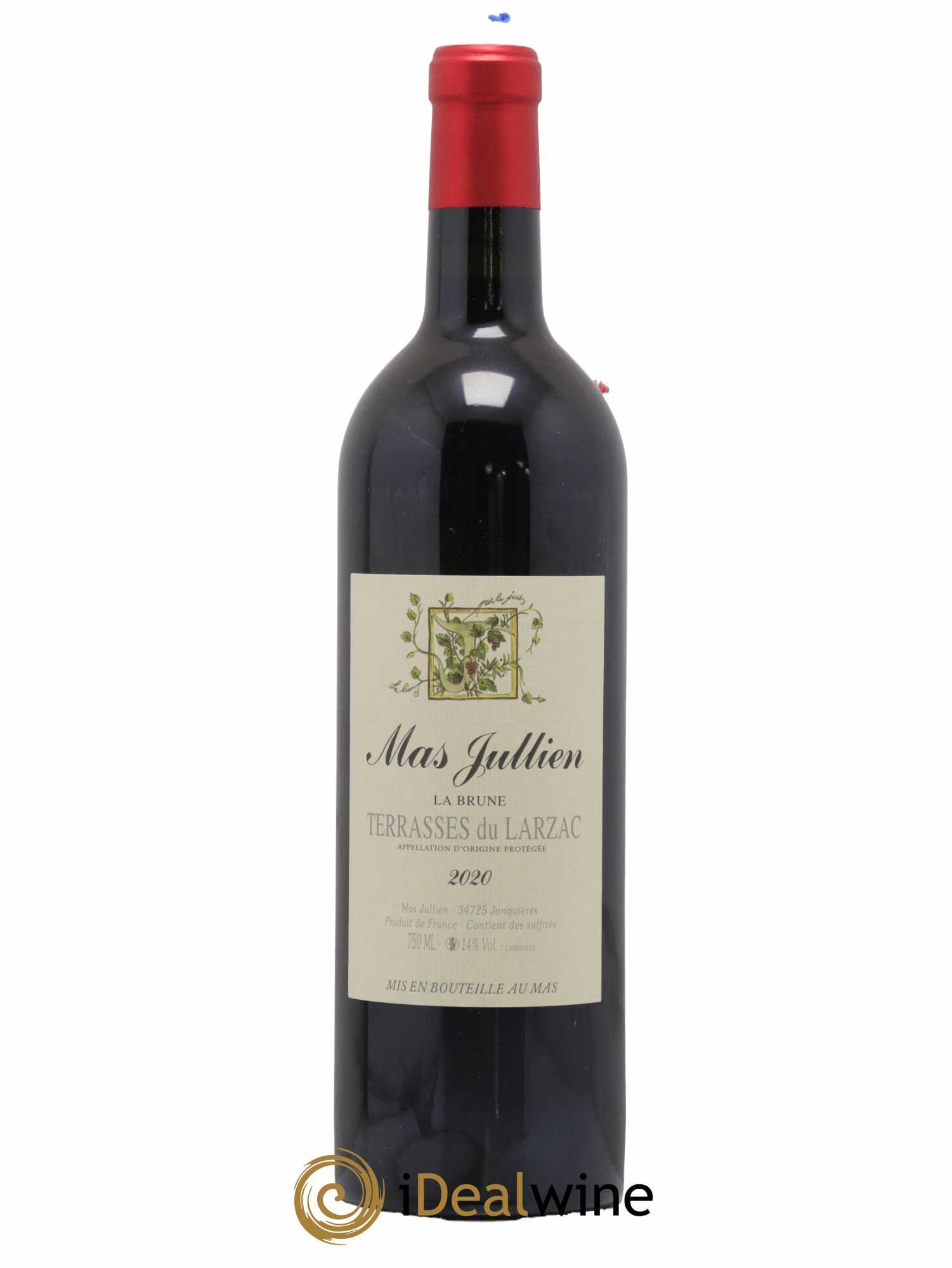 Terrasses du Larzac Mas Jullien La Brune Olivier Jullien 2020 - Lot de 1 bouteille - 0