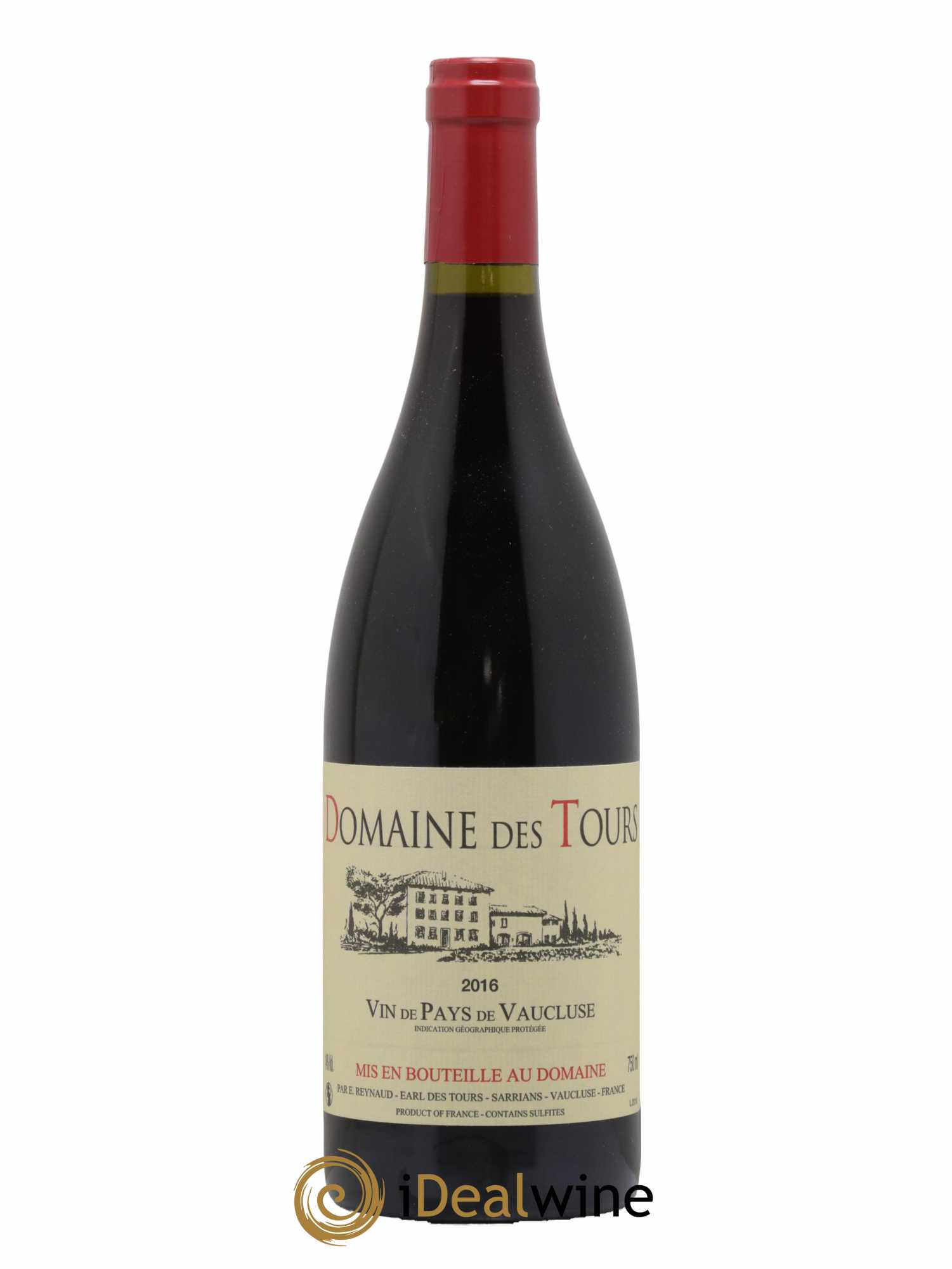 Vaucluse (Vin de Pays de Vaucluse) Domaine des Tours Emmanuel Reynaud 2016 - Lot de 1 bouteille - 0