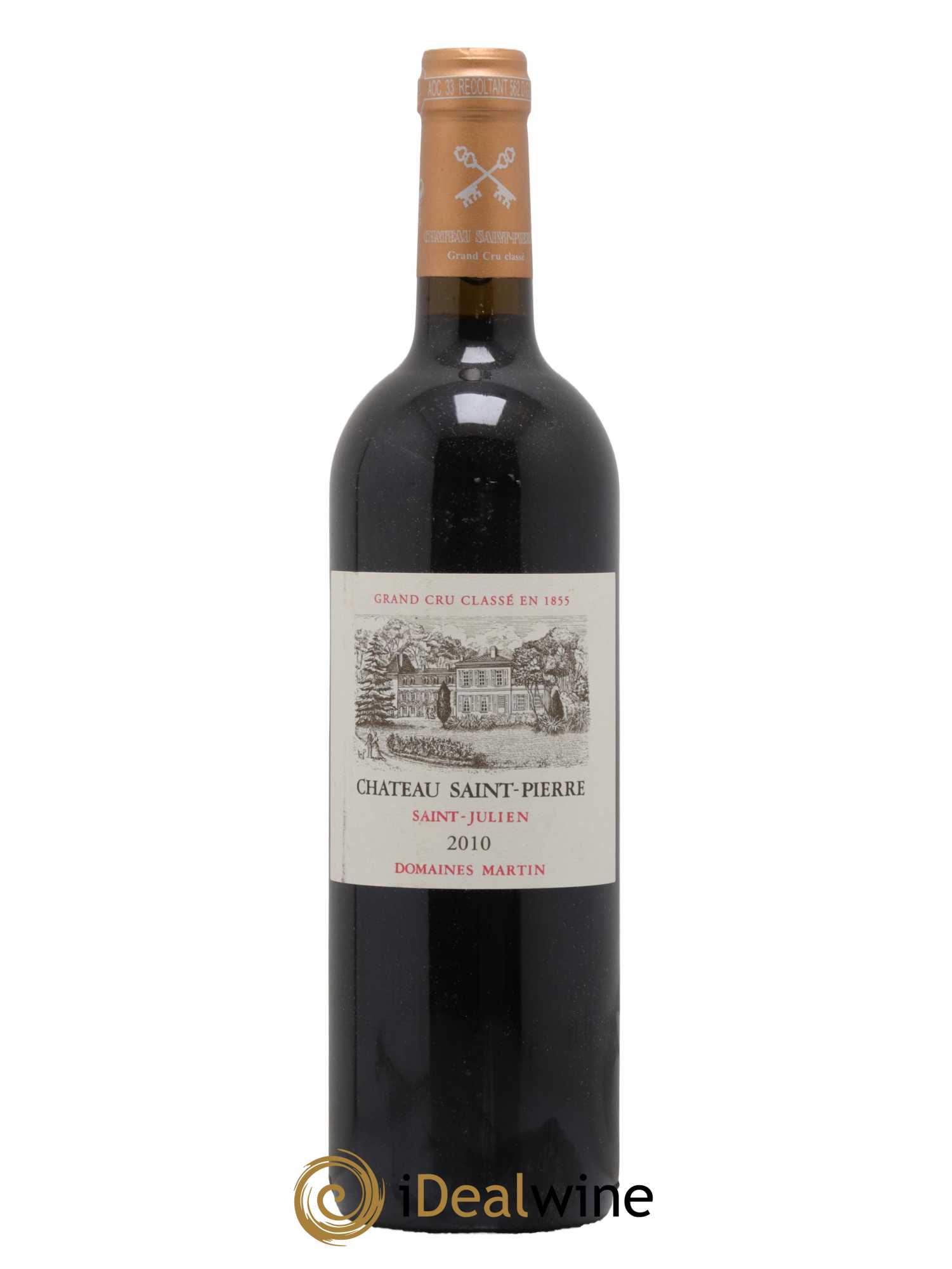 Château Saint-Pierre 4ème Grand Cru Classé 2010 - Lot de 1 bouteille - 0