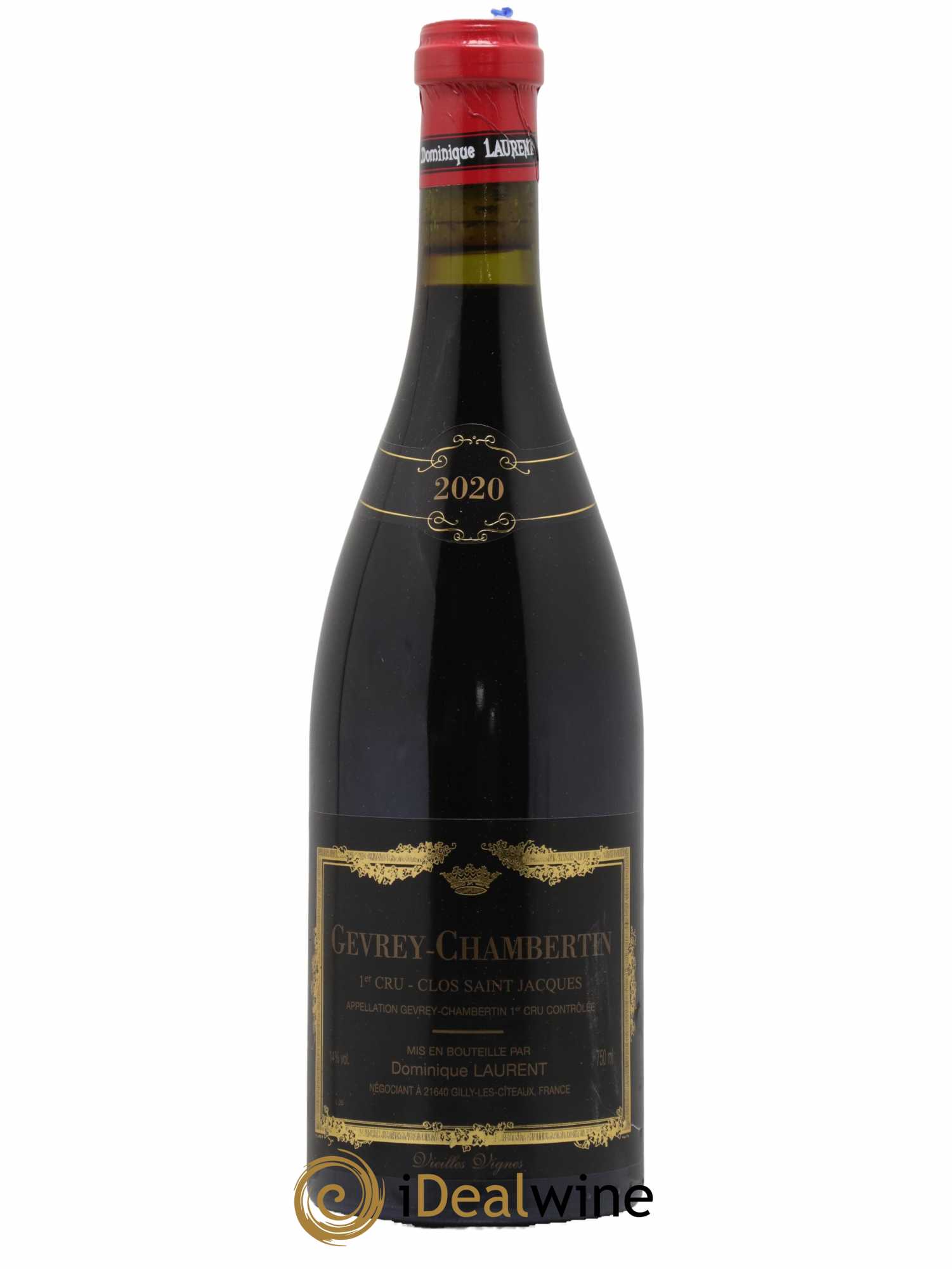 Gevrey-Chambertin 1er Cru Clos Saint Jacques Vieilles Vignes Dominique Laurent 2020 - Lot de 1 bouteille - 0