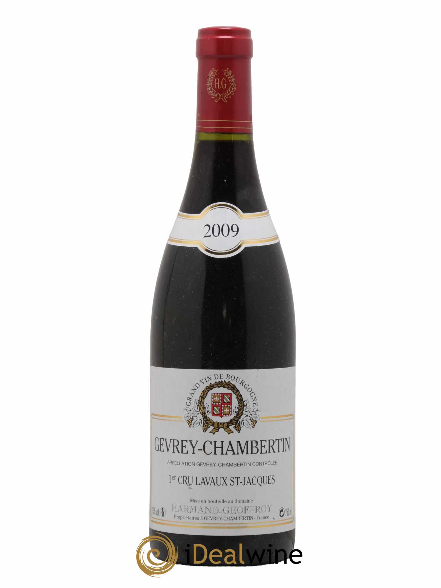 Gevrey-Chambertin 1er Cru Lavaux Saint Jacques Harmand-Geoffroy (Domaine) 2009 - Lot de 1 bouteille - 0