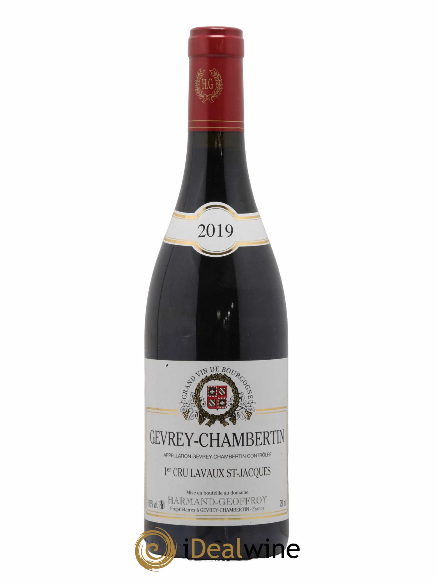 Gevrey-Chambertin 1er Cru Lavaux Saint Jacques Harmand-Geoffroy (Domaine) 2019 - Lot de 1 bouteille - 0