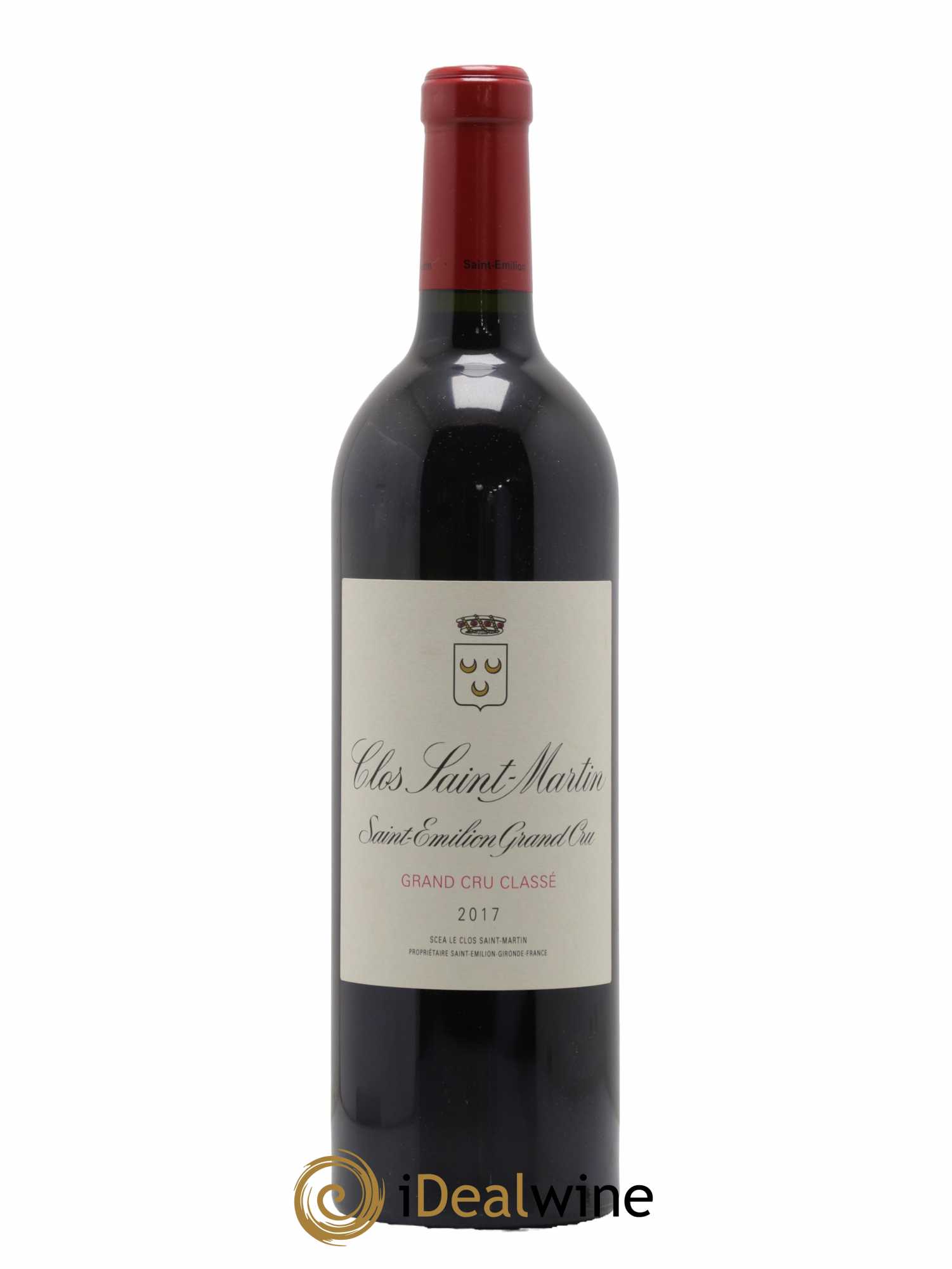 Clos Saint Martin Grand Cru Classé 2017 - Lot de 1 bouteille - 0