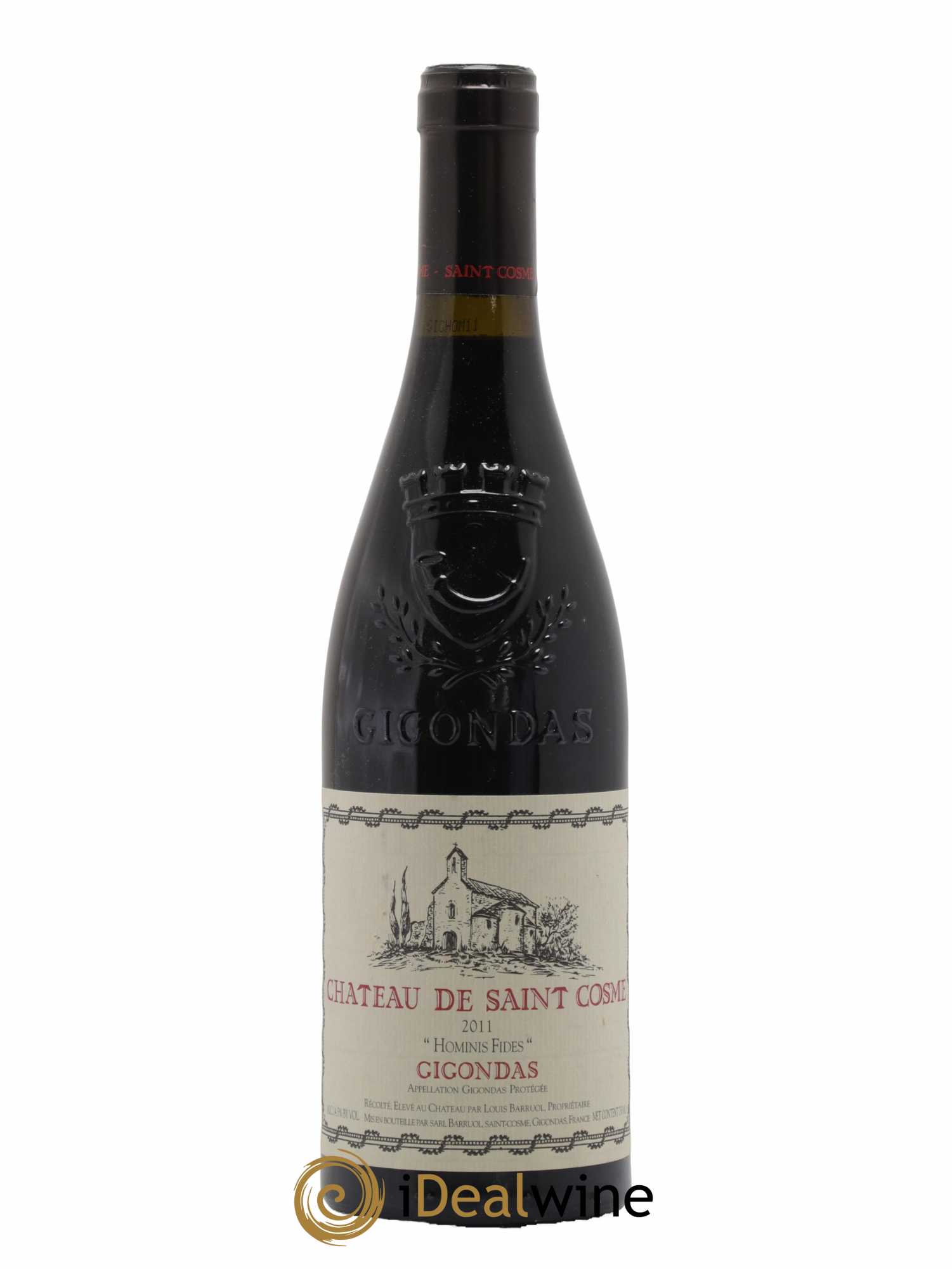 Gigondas Hominis Fides Saint Cosme 2011 - Lot de 1 bouteille - 0