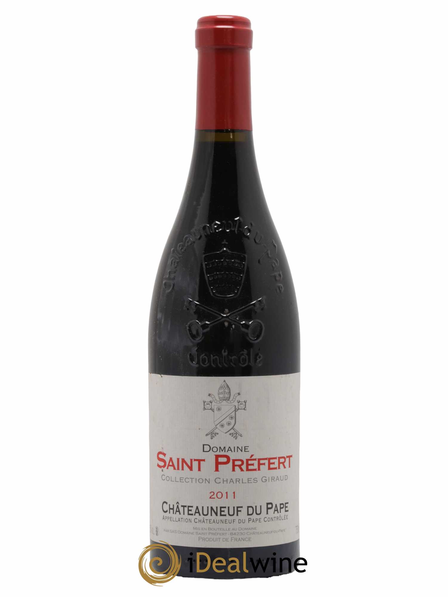 Châteauneuf-du-Pape Collection Charles Giraud Domaine Saint-Préfert 2011 - Lot de 1 bouteille - 0