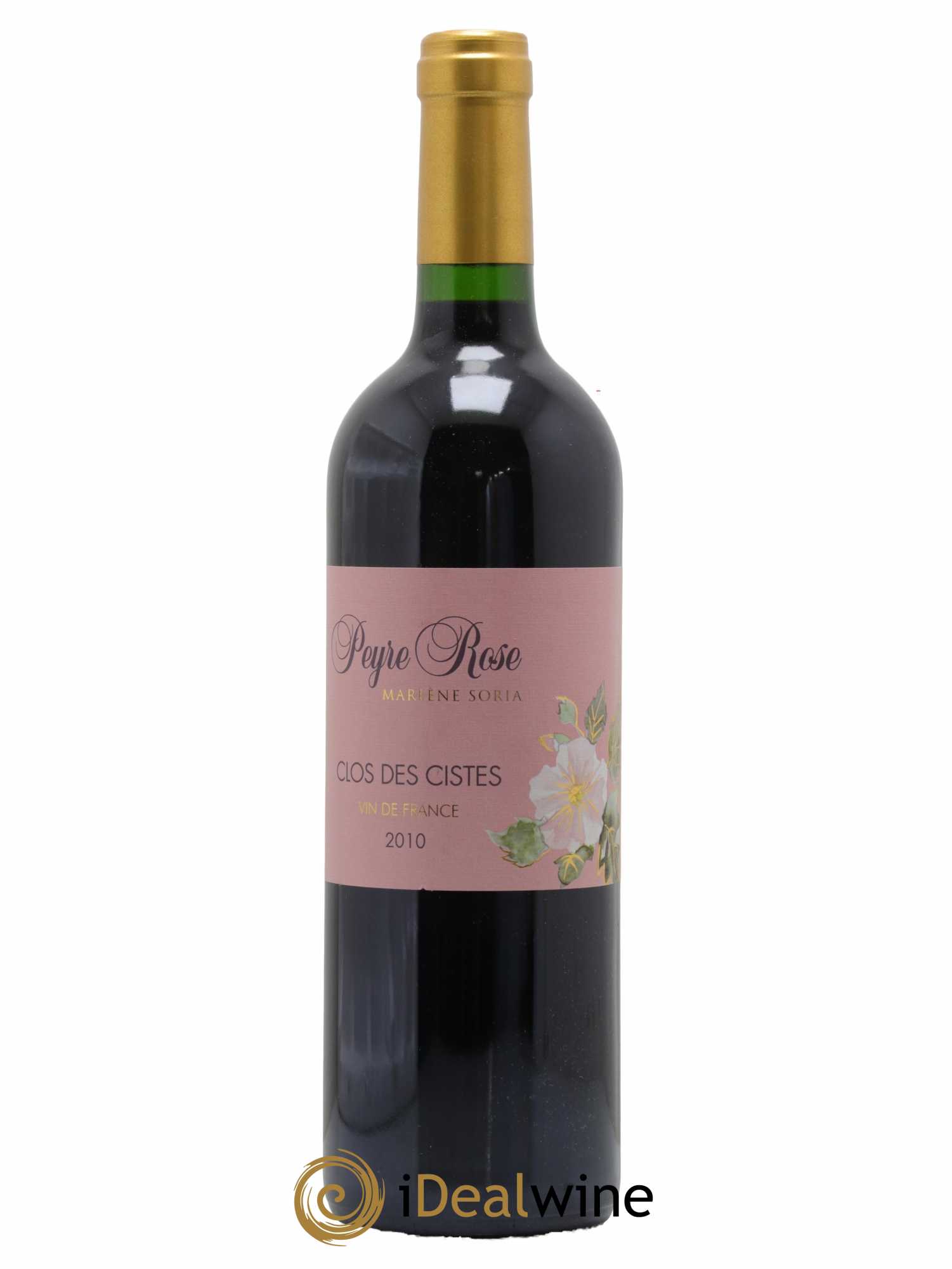 Vin de France (anciennement Coteaux du Languedoc) Domaine Peyre Rose Les Cistes Marlène Soria 2010 - Lot de 1 bouteille - 0