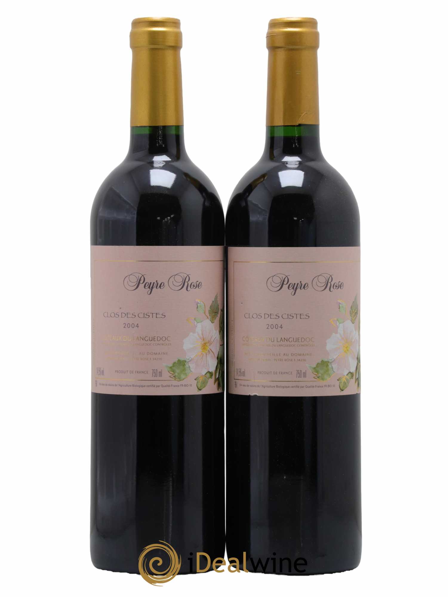 Vin de France (anciennement Coteaux du Languedoc) Domaine Peyre Rose Les Cistes Marlène Soria 2004 - Lot de 2 bouteilles - 0