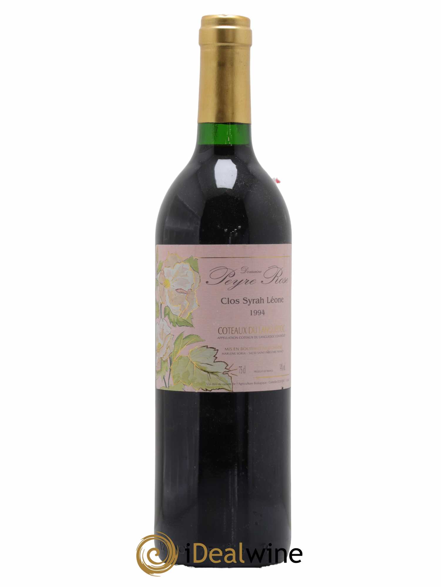 Coteaux du Languedoc Domaine Peyre Rose Belle Léone (anciennement Syrah Léone) Marlène Soria 1994 - Lot de 1 bouteille - 0