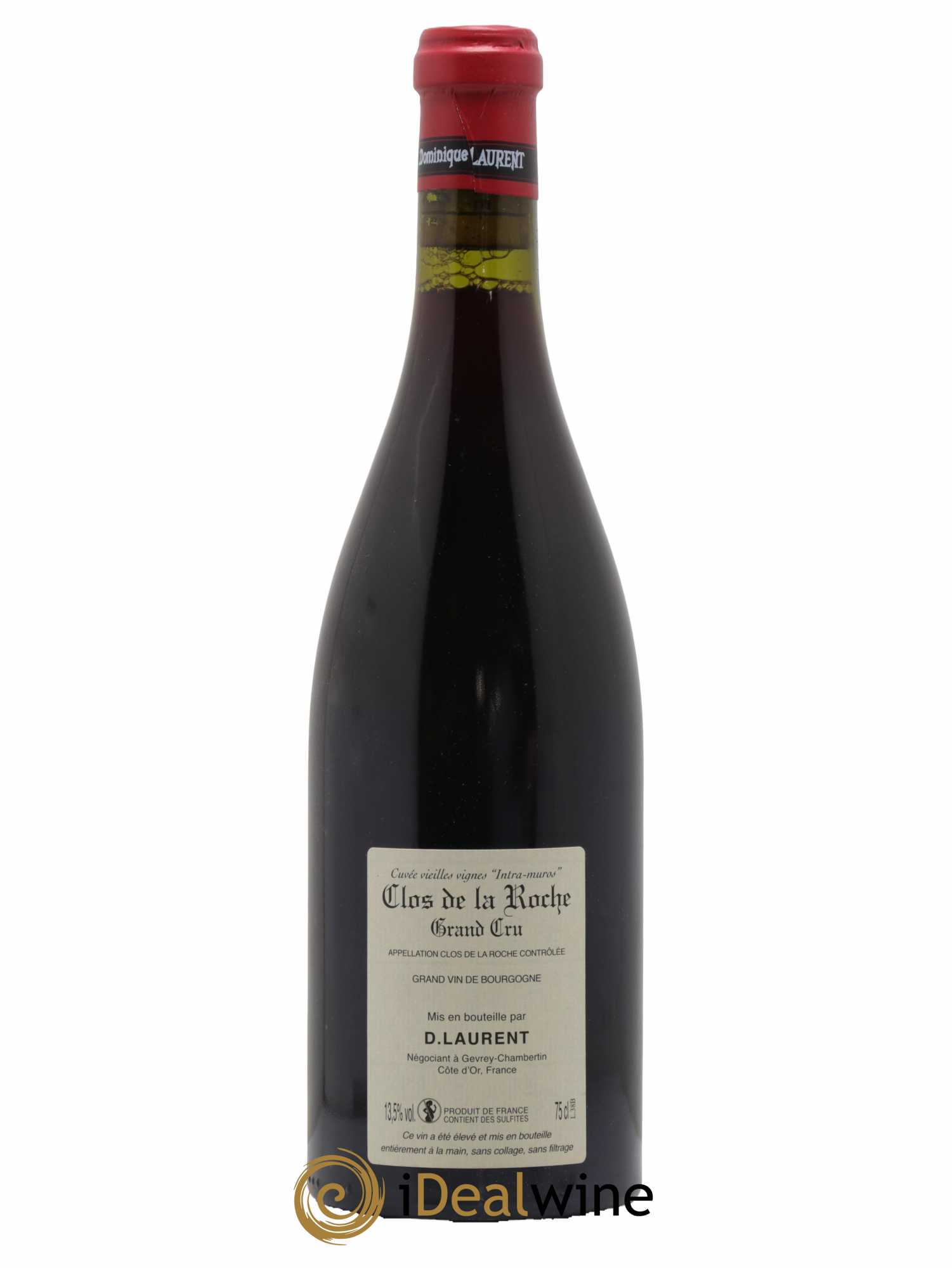 Clos de la Roche Grand Cru Vieilles vignes Intra-muros Dominique Laurent 2012 - Lot of 1 bottle - 1