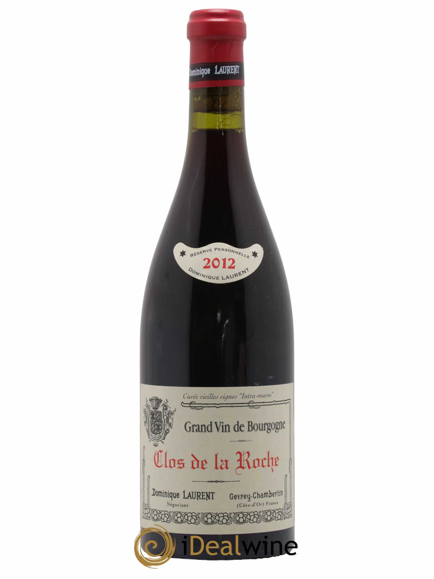 Clos de la Roche Grand Cru Vieilles vignes Intra-muros Dominique Laurent 2012 - Lot of 1 bottle - 0