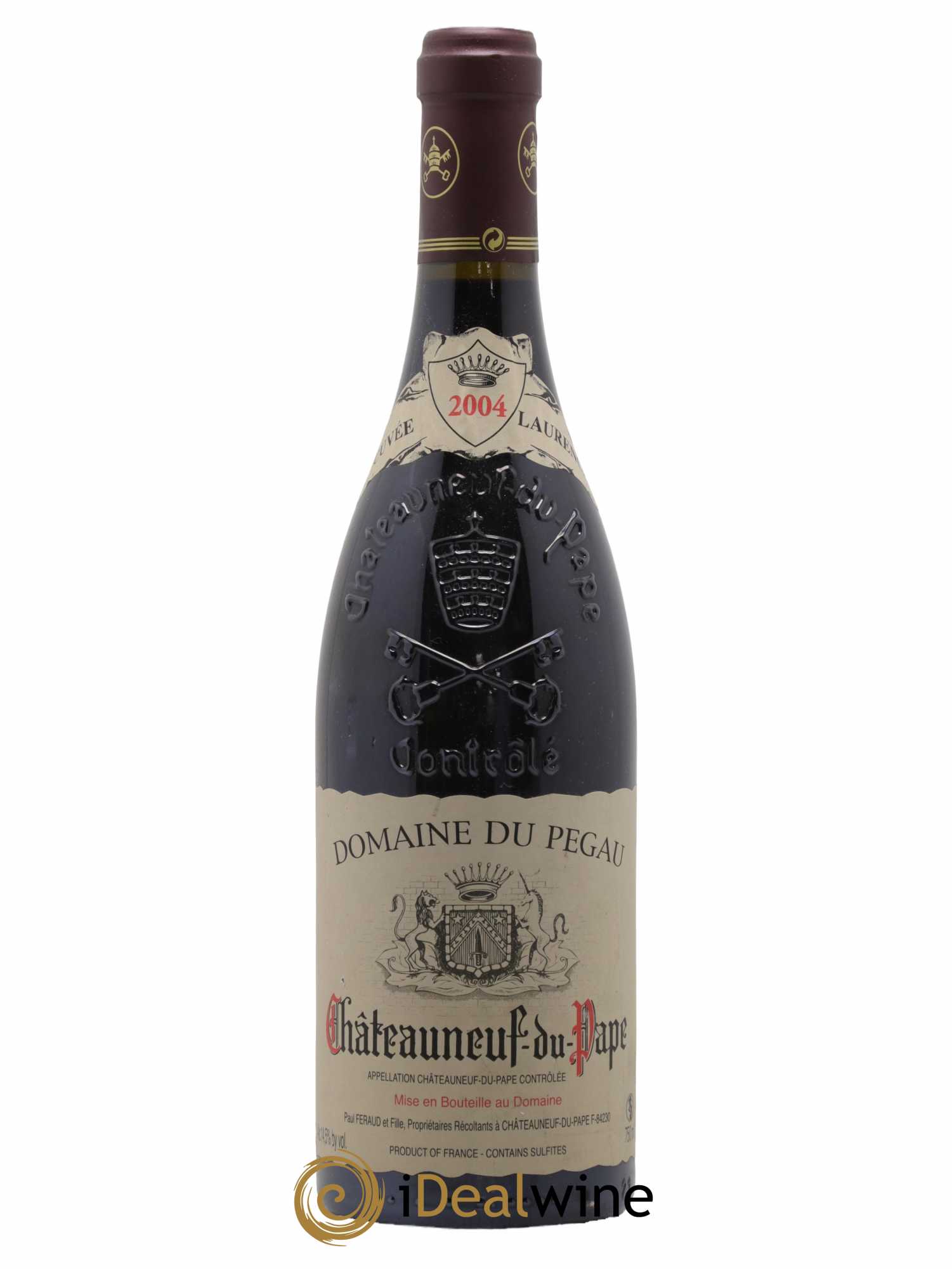 Châteauneuf-du-Pape Domaine du Pégau Cuvée Laurence Paul et Laurence Féraud 2004 - Lot de 1 bouteille - 0