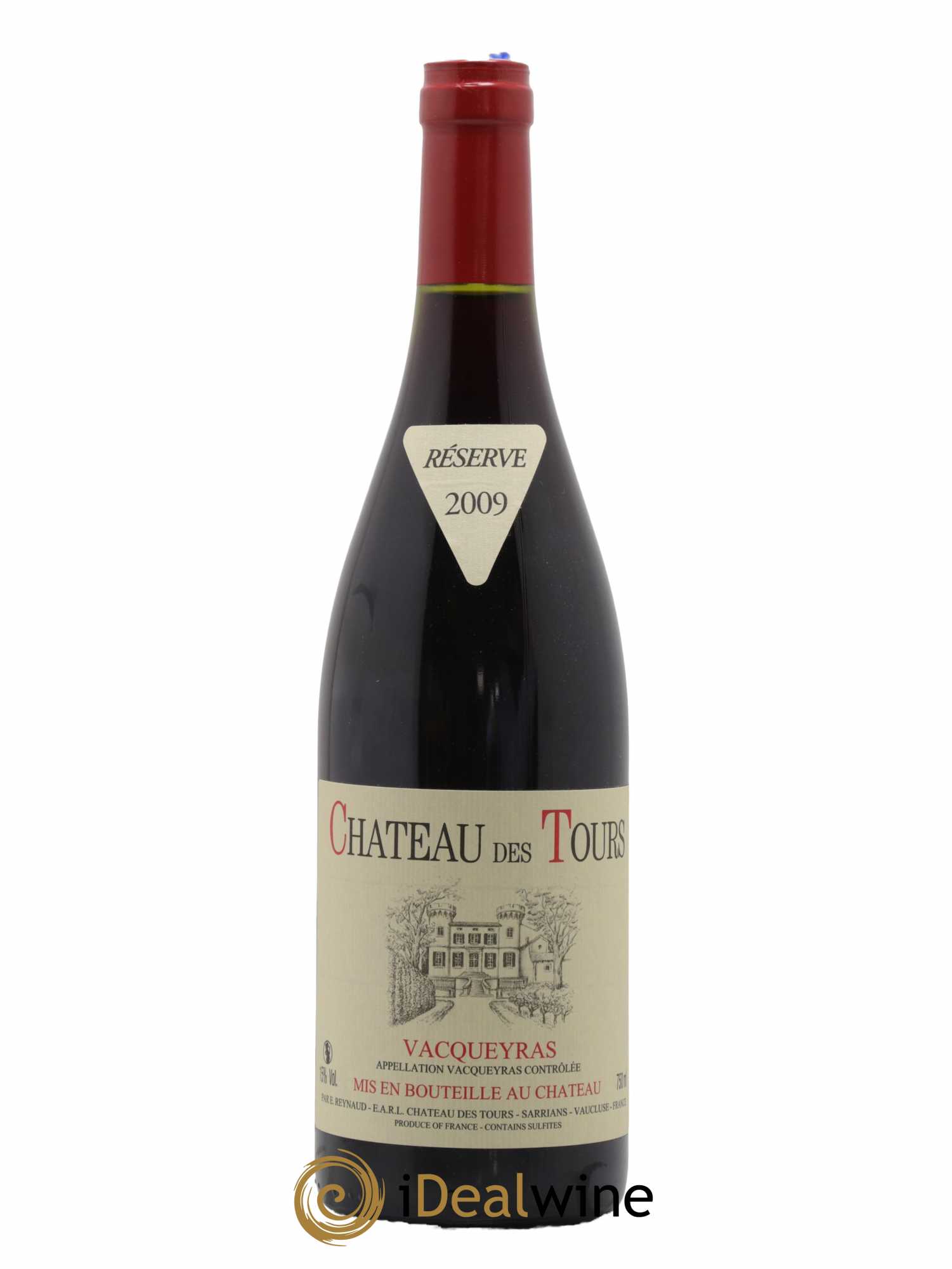 Vacqueyras Château des Tours Emmanuel Reynaud 2009 - Lot de 1 bouteille - 0