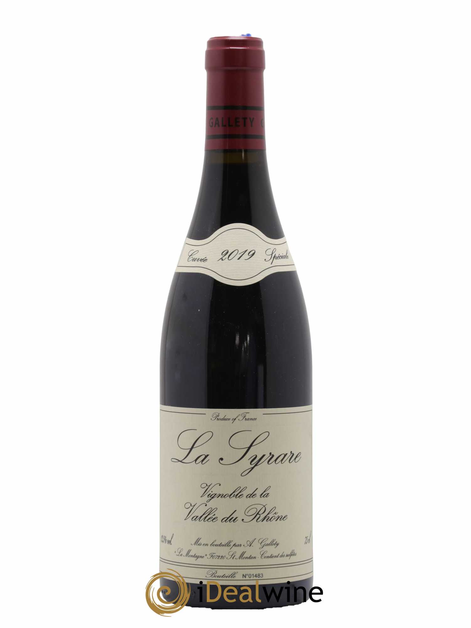 Côtes du Vivarais La Syrare Gallety (Domaine) 2019 - Lot de 1 bouteille - 0