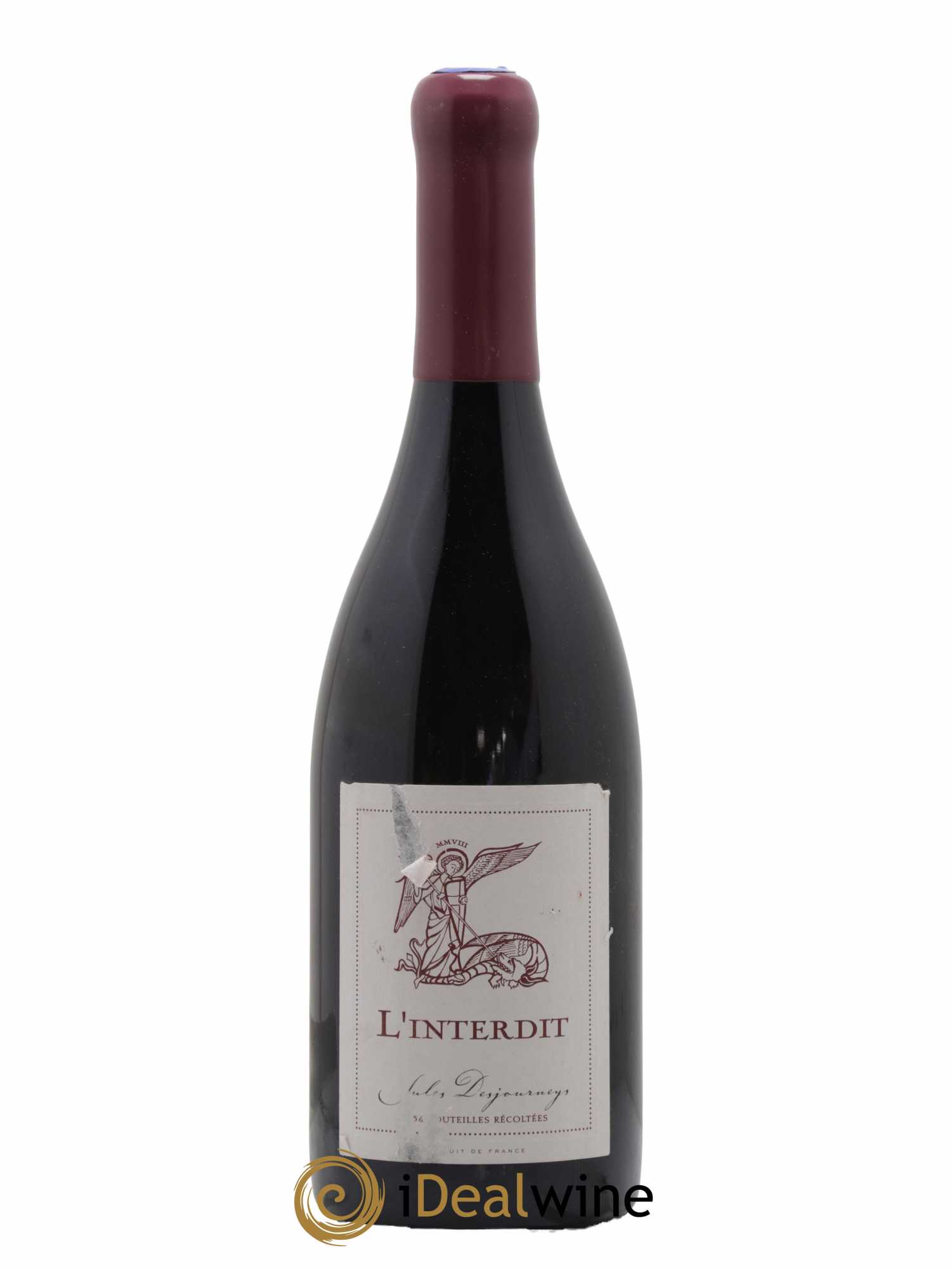 Vin de France L'Interdit Jules Desjourneys 2008 - Lot de 1 bouteille - 0