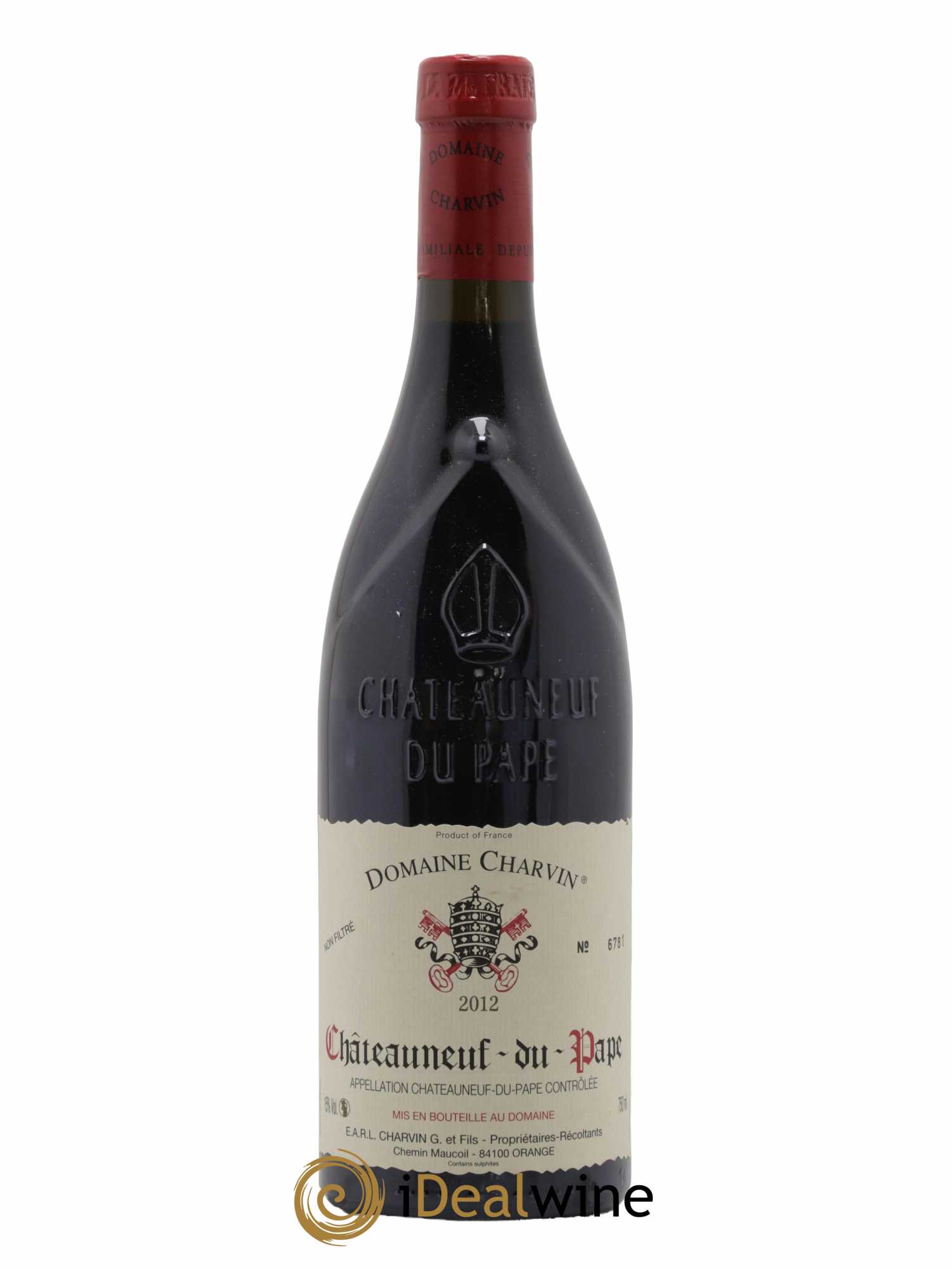 Châteauneuf-du-Pape Charvin (Domaine) 2012 - Lot de 1 bouteille - 0