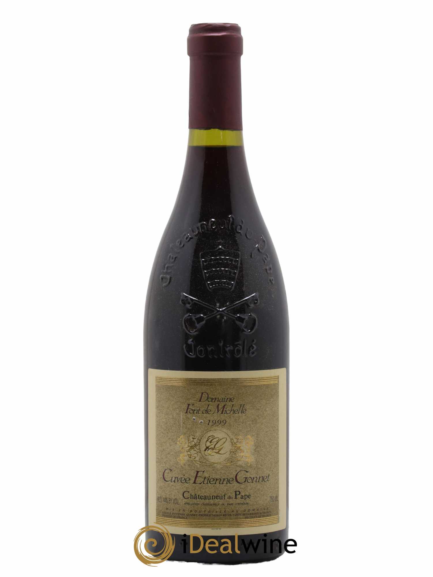 Châteauneuf-du-Pape Domaine Font de Michelle Cuvée Etienne Gonnet Famille Gonnet 1999 - Lot de 1 bouteille - 0